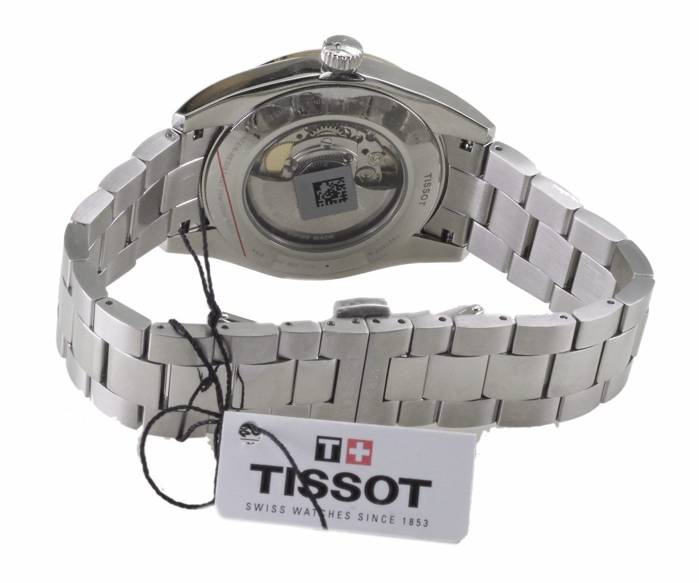 Tissot Automatikuhr Tissot Herren Automatik Uhr Gentleman Powermatic 80 Silicium T92740741, (Rosegold)