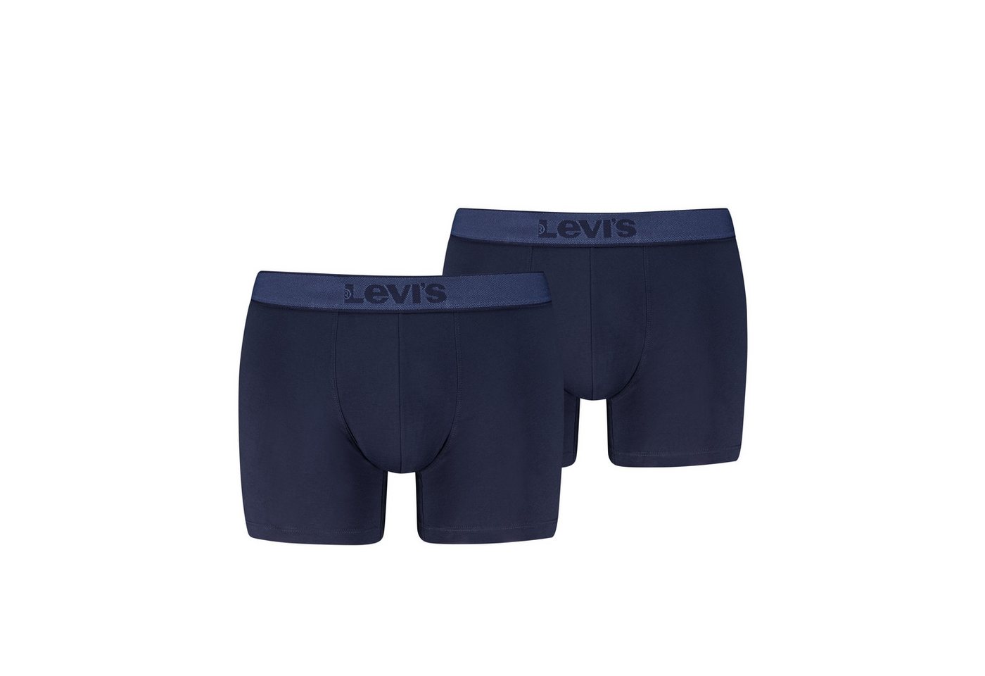 Levi's® Boxershorts LEVIS MEN TWILL WB BOXER BRIEF 2P (2er Pack) ohne Eingriff, Stretchbund
