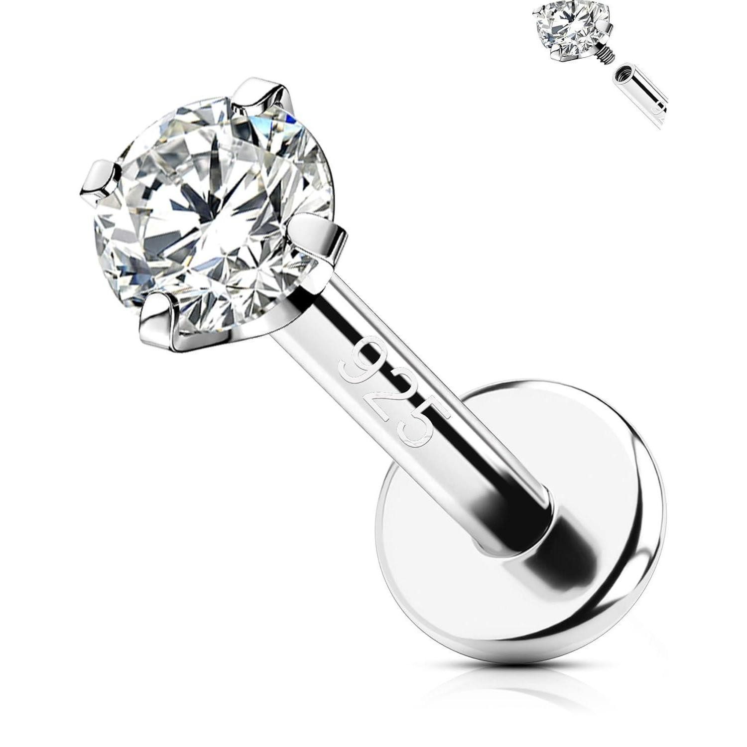 LuxusKollektion Piercing-Set Silber 925 6mm Helix günstig online kaufen