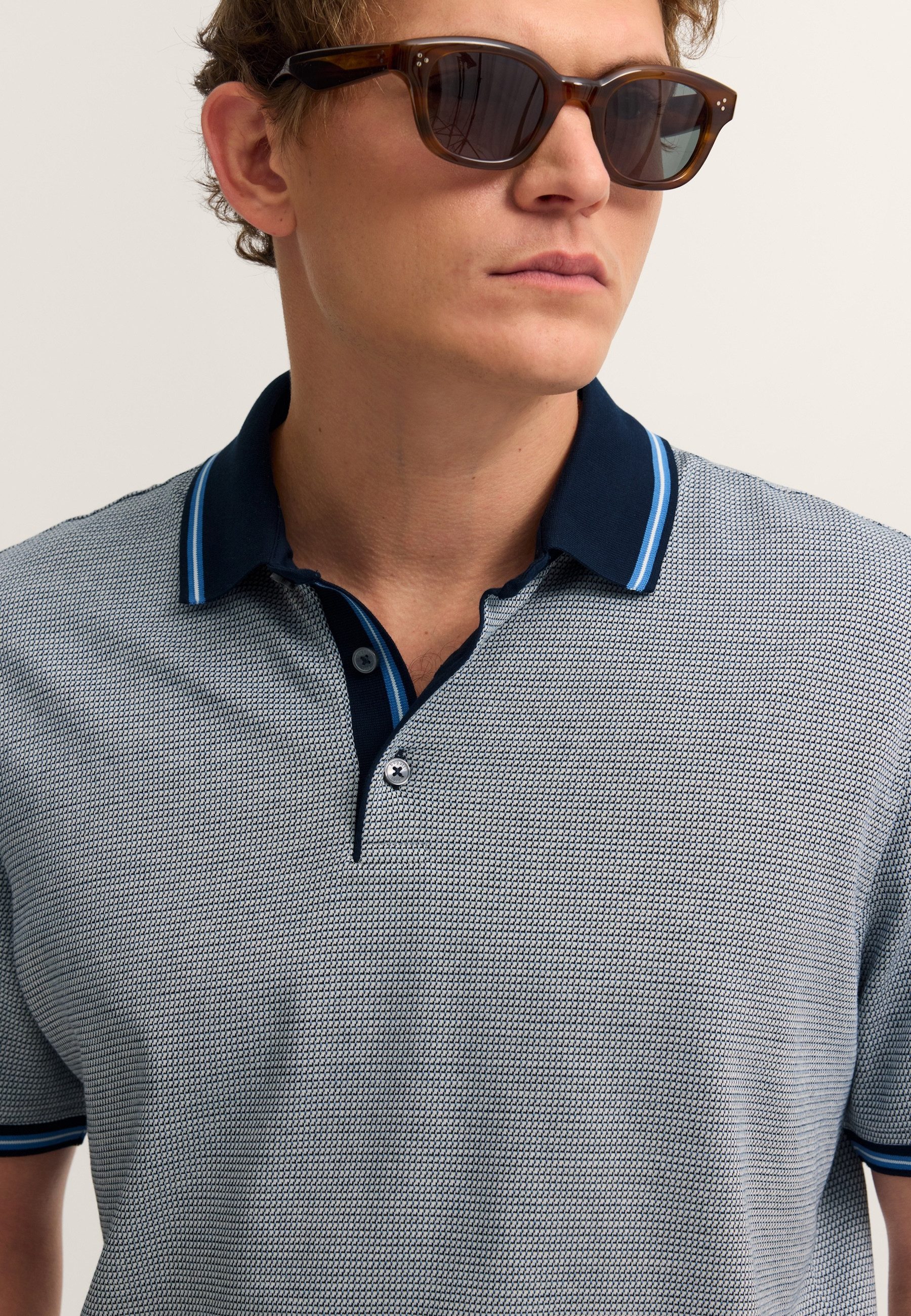 bugatti Poloshirt Modern Fit aus reiner Baumwolle – Bild 4 von 4