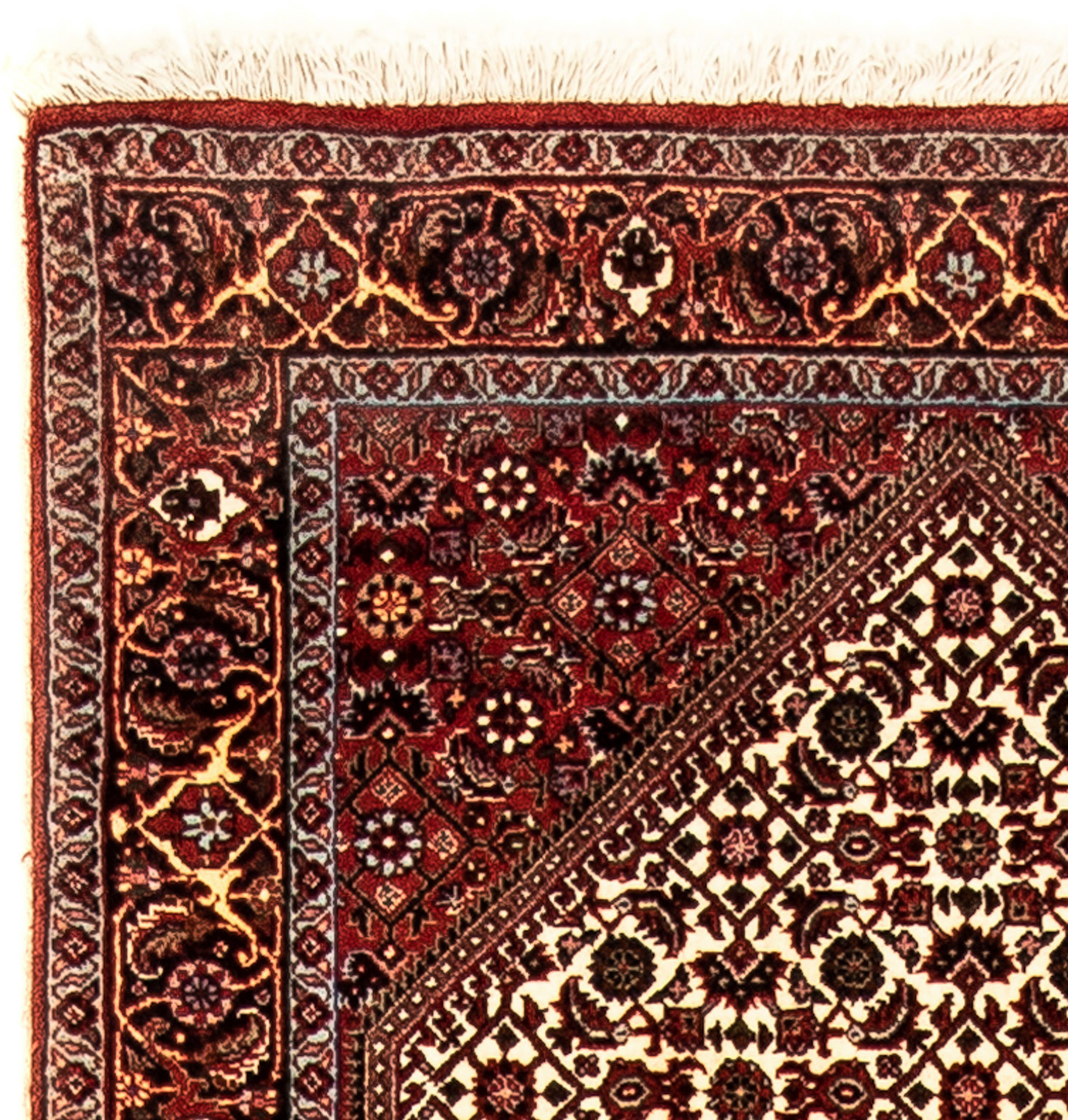 Orientteppich Perser - Handgeknüpft, - Zertifikat - mit 15 mehrfarbig, rechteckig, 85 mm, morgenland, 325 cm Einzelstück x Bidjar Höhe: Wohnzimmer