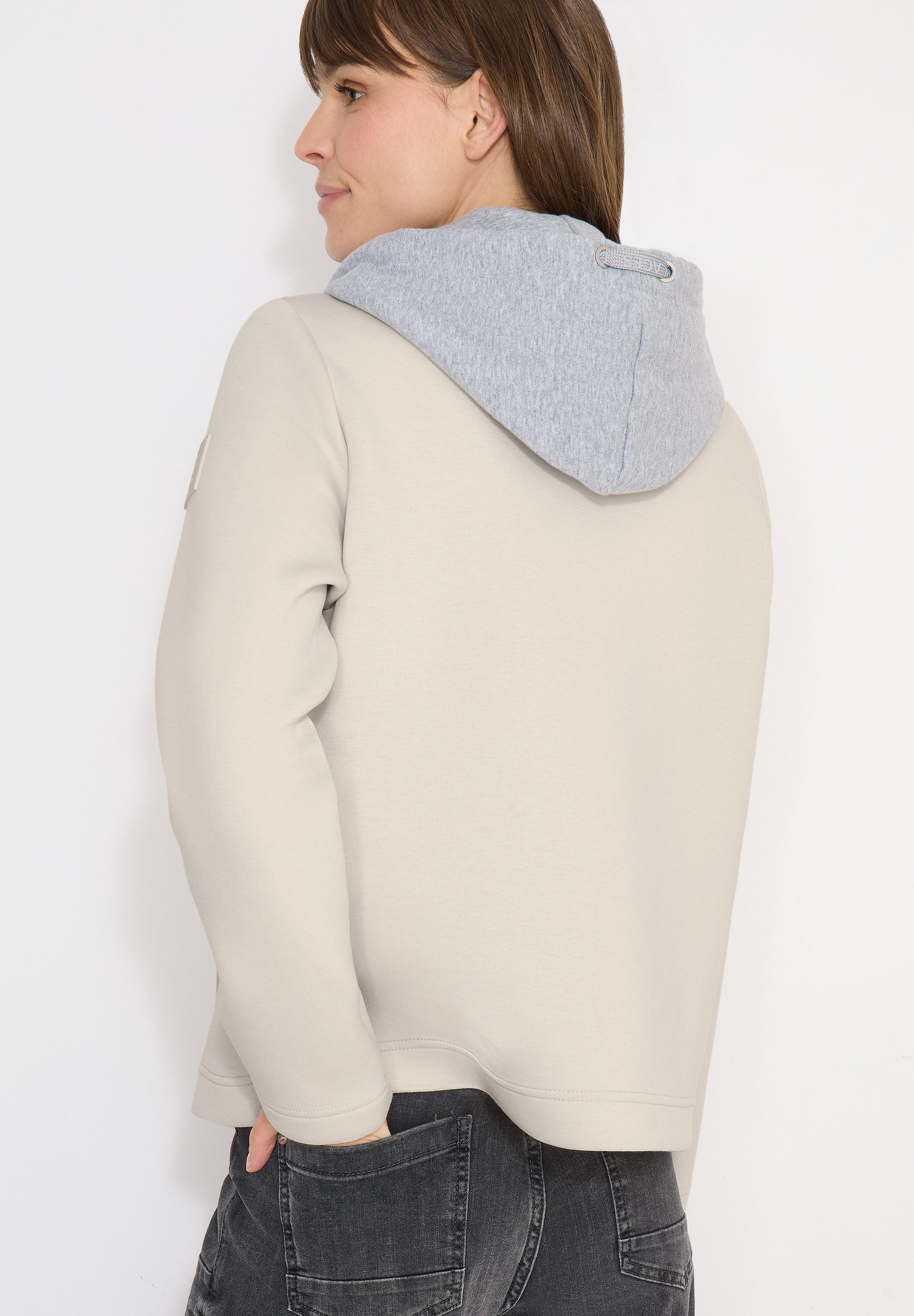 CECIL Cabanjacke mit Reverskragen und Kapuze