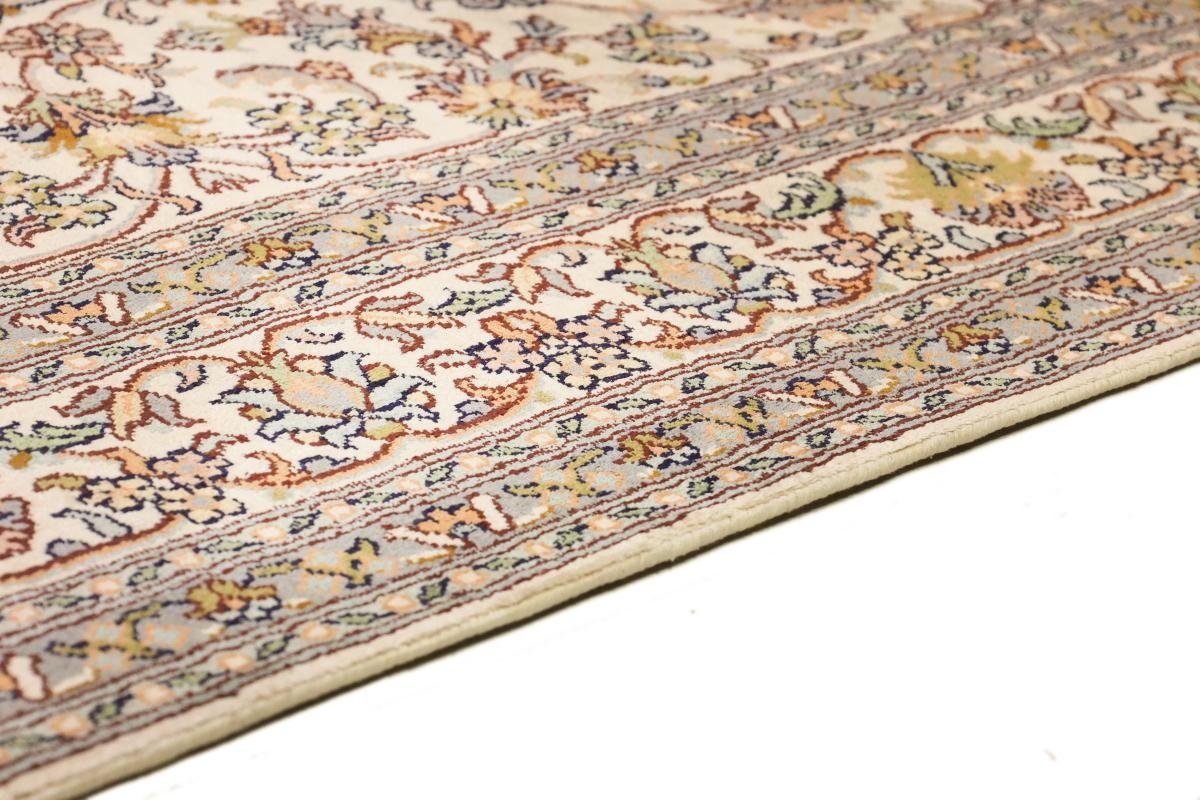 Orientteppich, Handgeknüpfter Kaschmir Nain rechteckig, Höhe: 4 Seide mm Seidenteppich Trading, 122x184