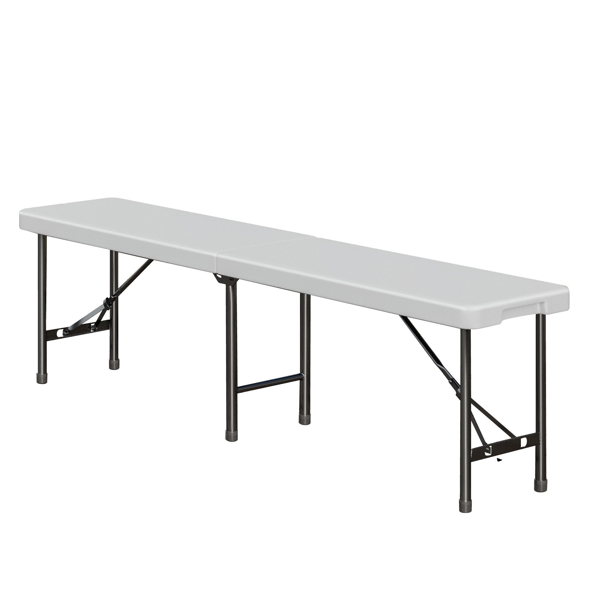 GGMMÖBEL Campingtisch Mio Polyethylen (1 Stück), Rechteckig Aussen UV-beständig/Wetterbeständig