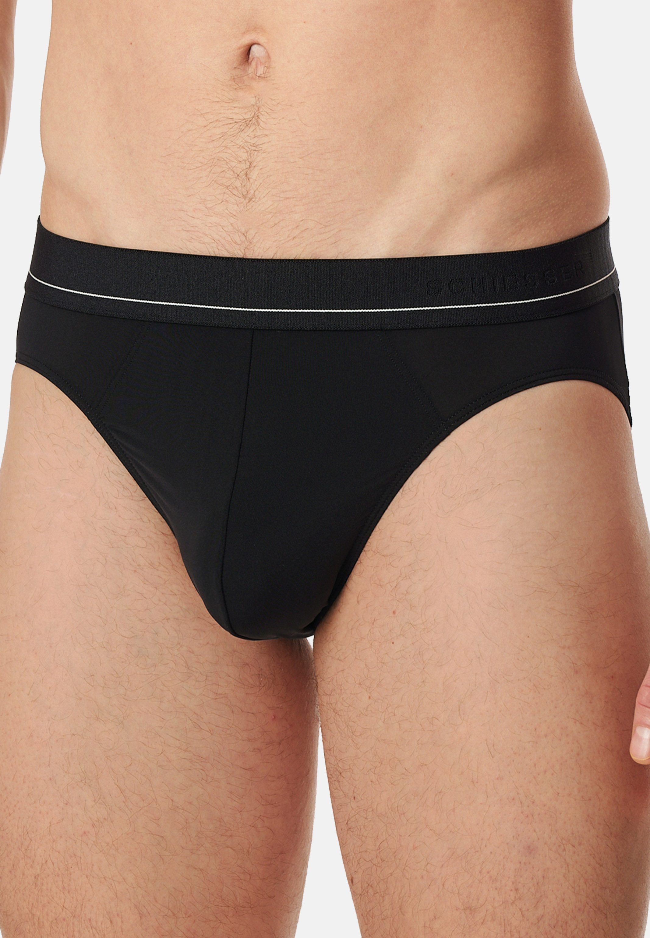 Schiesser Slip 3er Pack Pure Micro (Spar-Set, 3-St) Rio Slip / Unterhose - günstig online kaufen