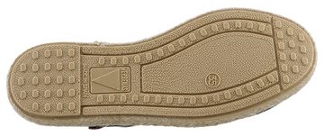 VERBENAS CARMEN NUCLEO METAL Espadrille, Slipper, Sommerschuh, Strandschuh im Metallic Look