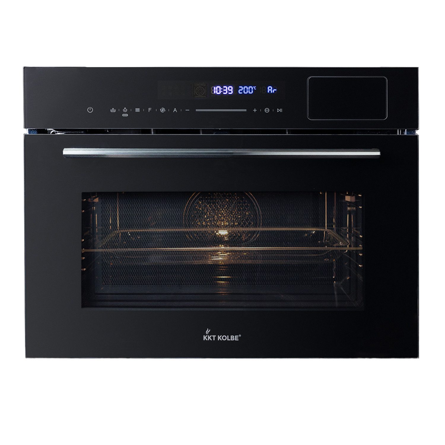KKT KOLBE Einbau-Mikrowelle EBMS4503S2, Grill, Grill und Heißluft, Heißluft, Dampfgarfunktion, 50 l, 50 l Backofen / 800 Watt Mikrowelle / 60cm / Autark / Heißluft / Grill