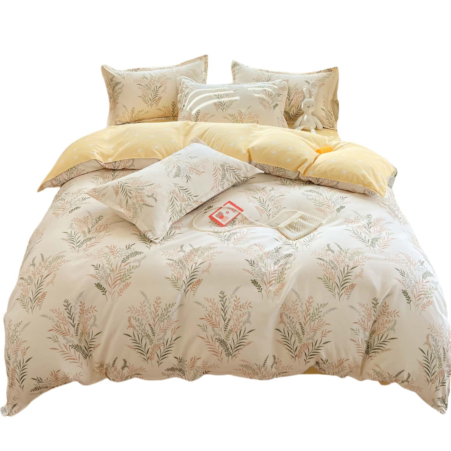ibettertec Bettwäsche Bettbezug Set 135x200, 200x200 günstig online kaufen