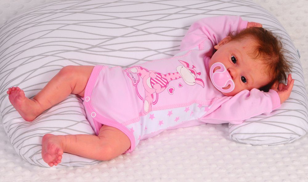 Baby Hose & Body Body Anzug Neugeborene für Frühchen und und Hose Bortini 3Tlg. La Mütze