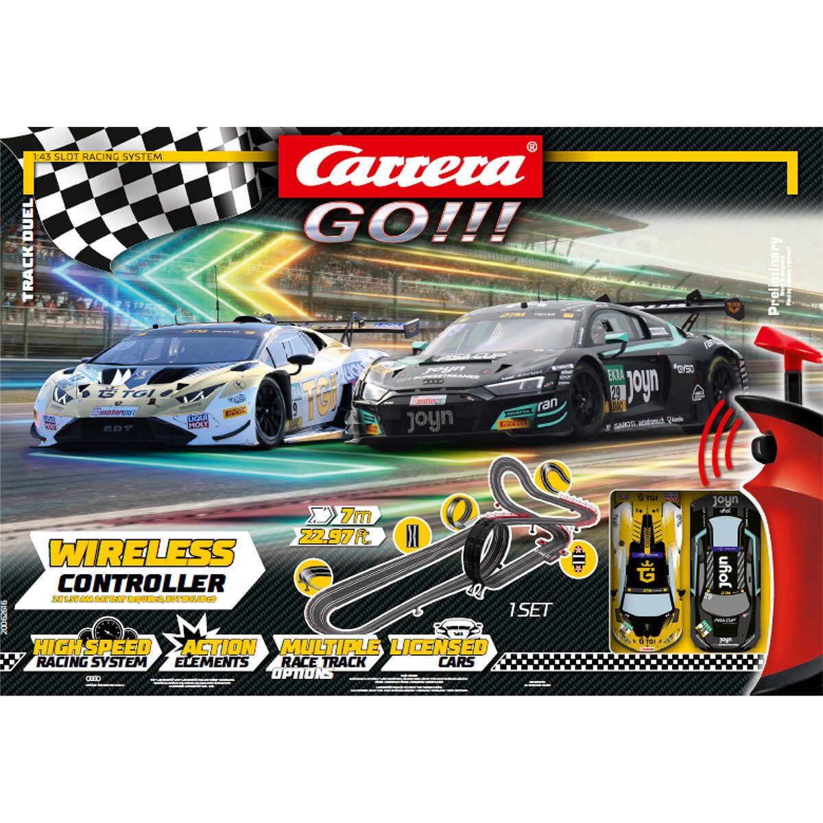 Carrera® Autorennbahn Carrera 20062616 DTM Track Duel [WIRELESS]