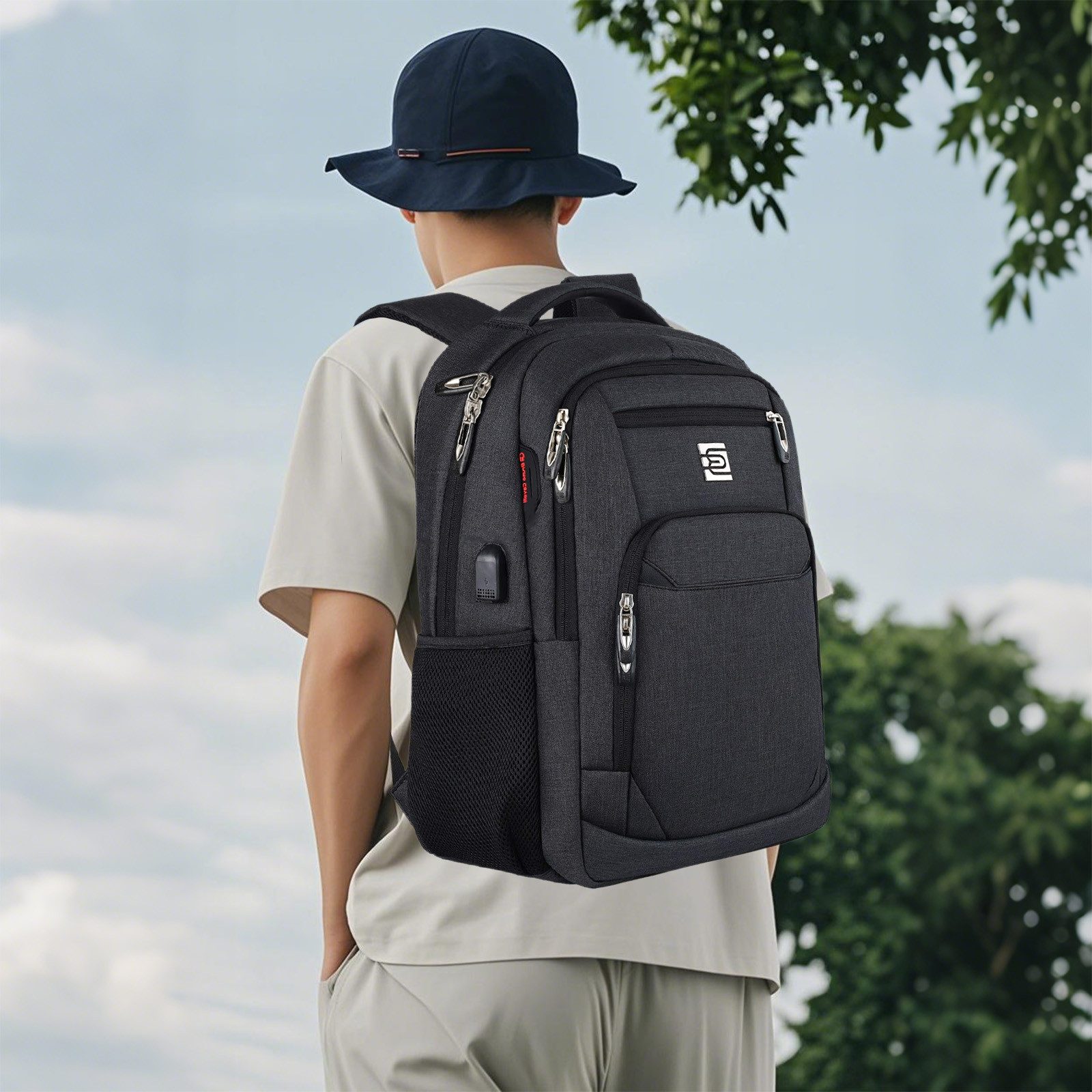 MODFU Laptoprucksack Schulrucksack Laptoptasche Freizeittasche Rucksäcke günstig online kaufen