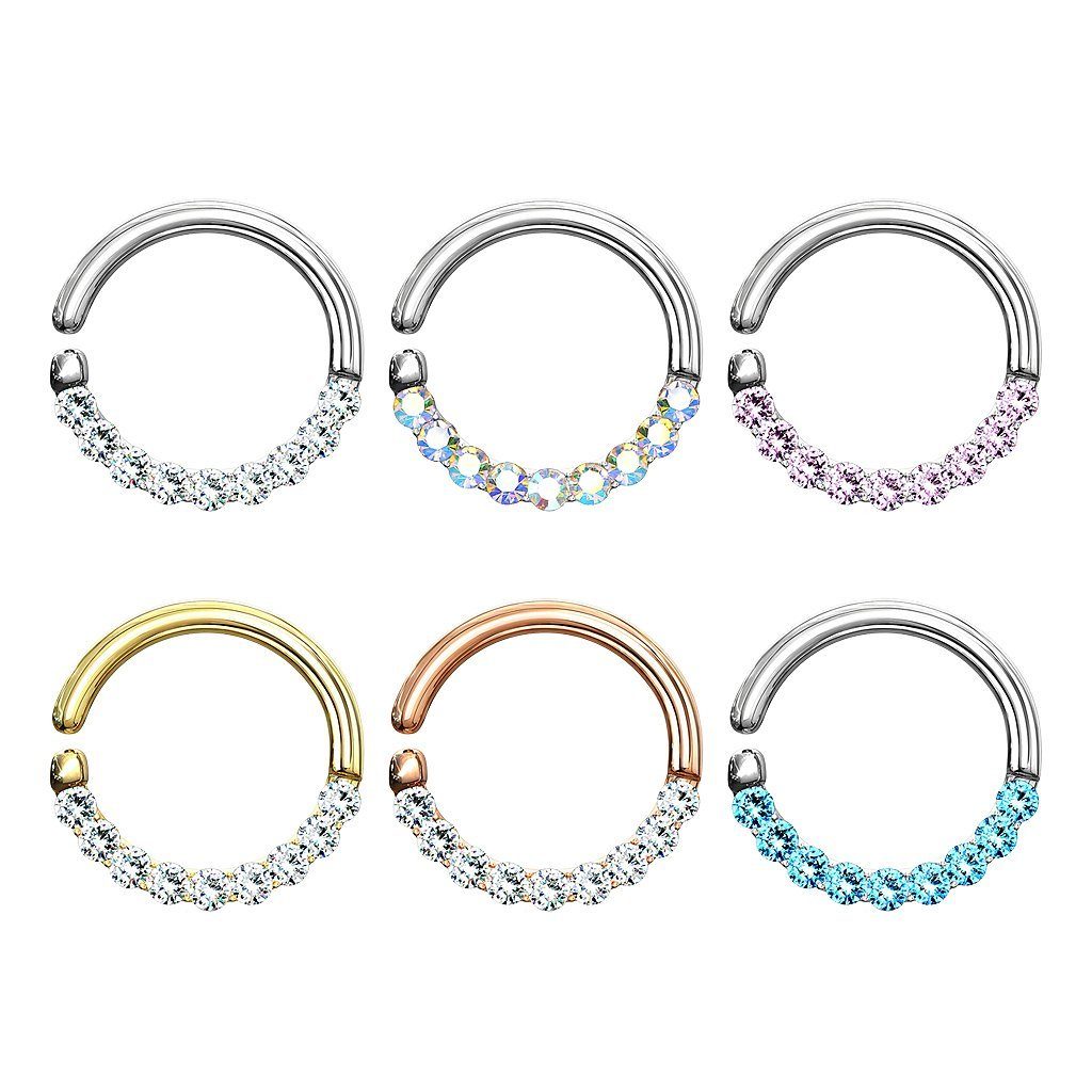 Taffstyle Nasenpiercing Piercing Ring Septum Intim günstig online kaufen