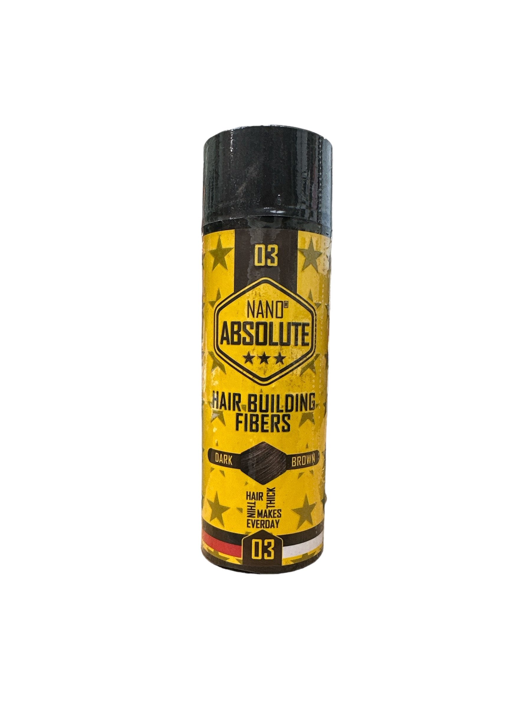 Nano Absolute Пудра для волос Hair Building Fibers Пудра для волос Topik 27g Dark Brown