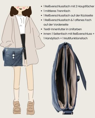 dy_mode Umhängetasche Praktische Damen Umhängetasche Mittelgroß Schultertasche Handtasche