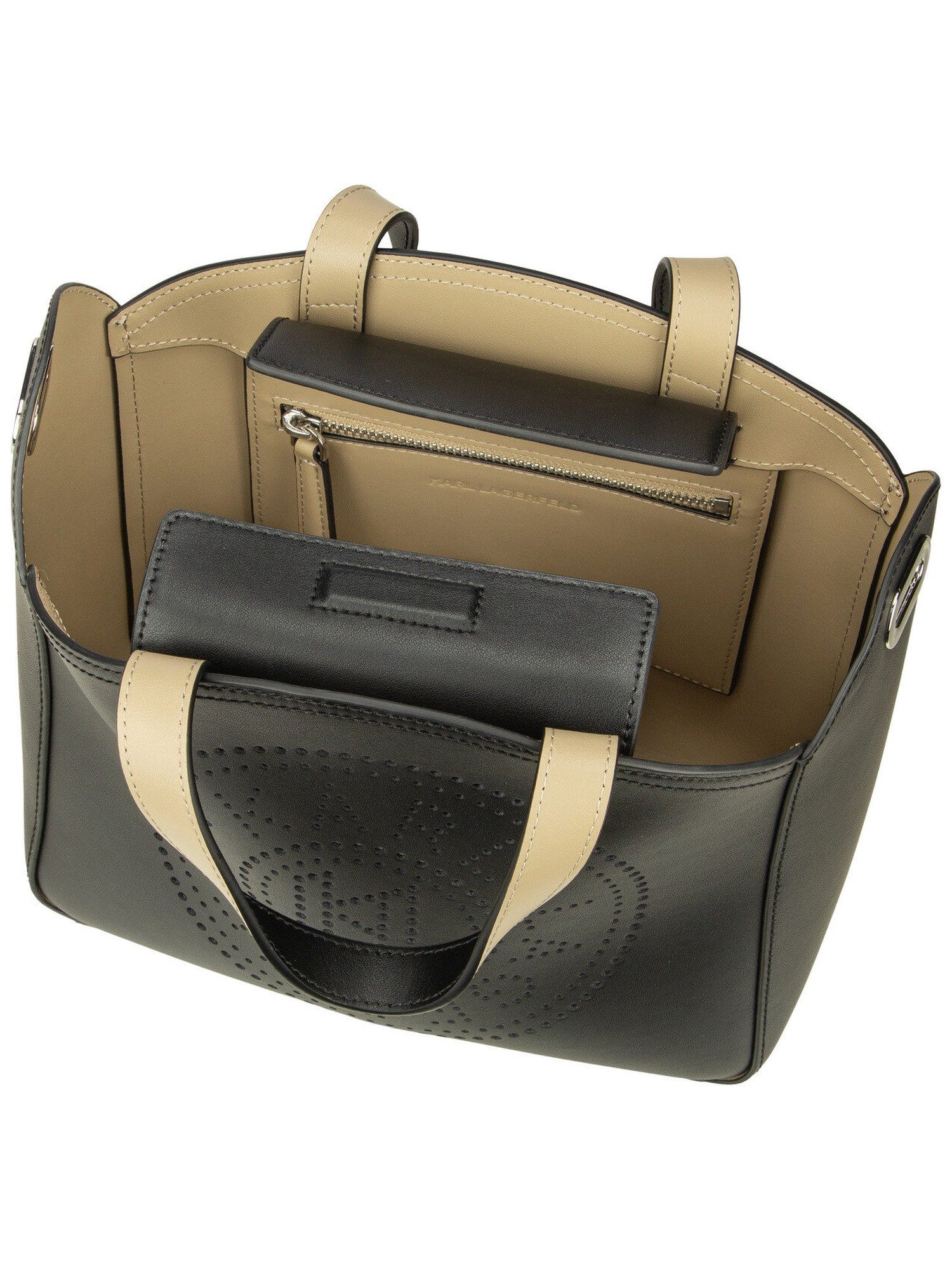 KARL LAGERFELD Handtasche K/Circle SM Perforated, Tote Bags