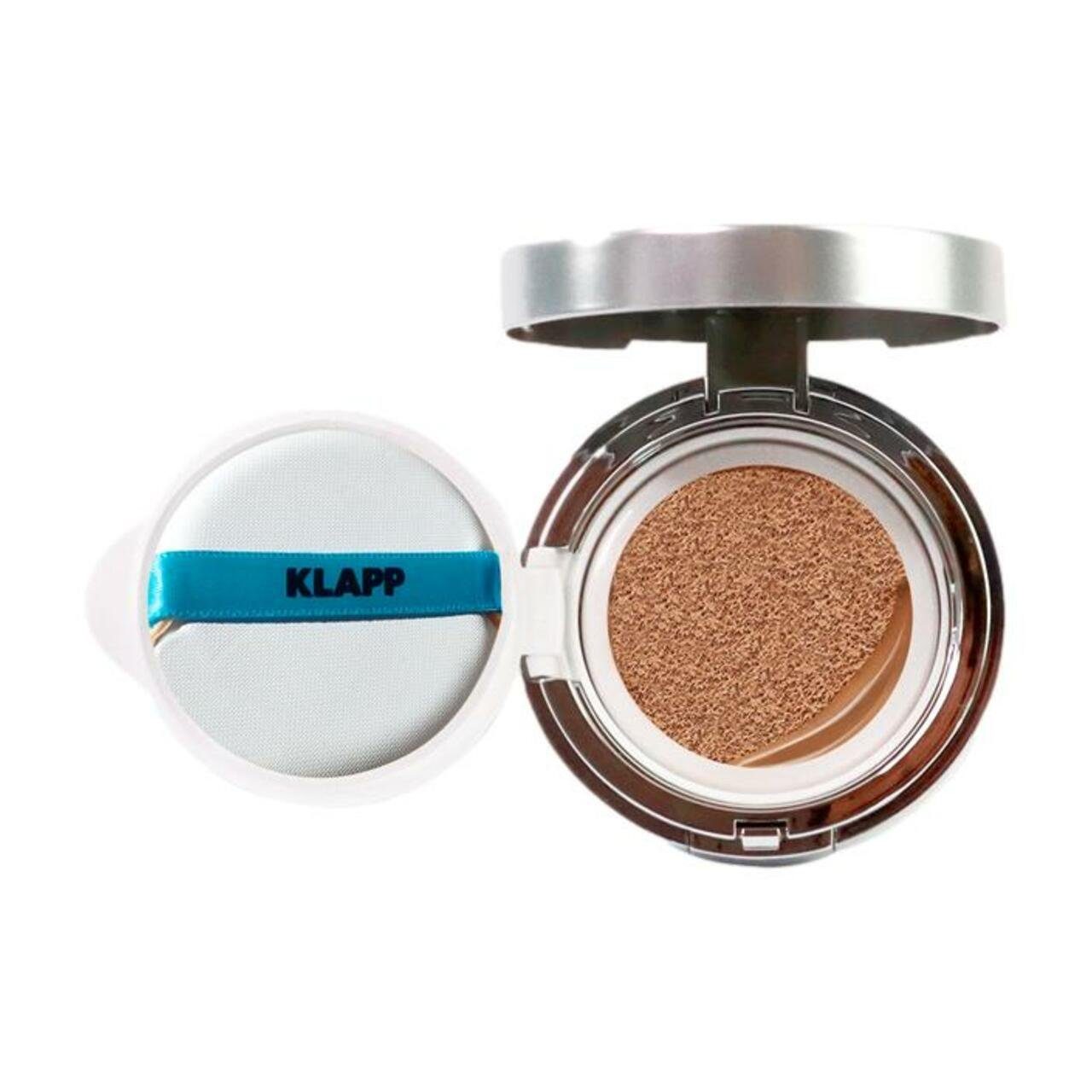 Klapp Cosmetics BB-Creme Hyaluronic Multiple Effect Color & Care Cushion, Pflegende Основа mit Hyaluronsäure und BB-Crea