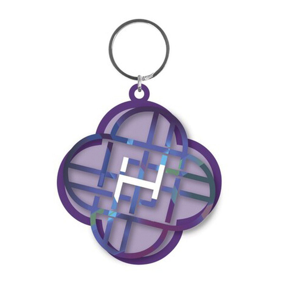 K-Pop Demon Hunters Schlüsselanhänger Huntrix Schlüsselanhänger Spinner mit Logo Motiv mehrfarbig (1-tlg)