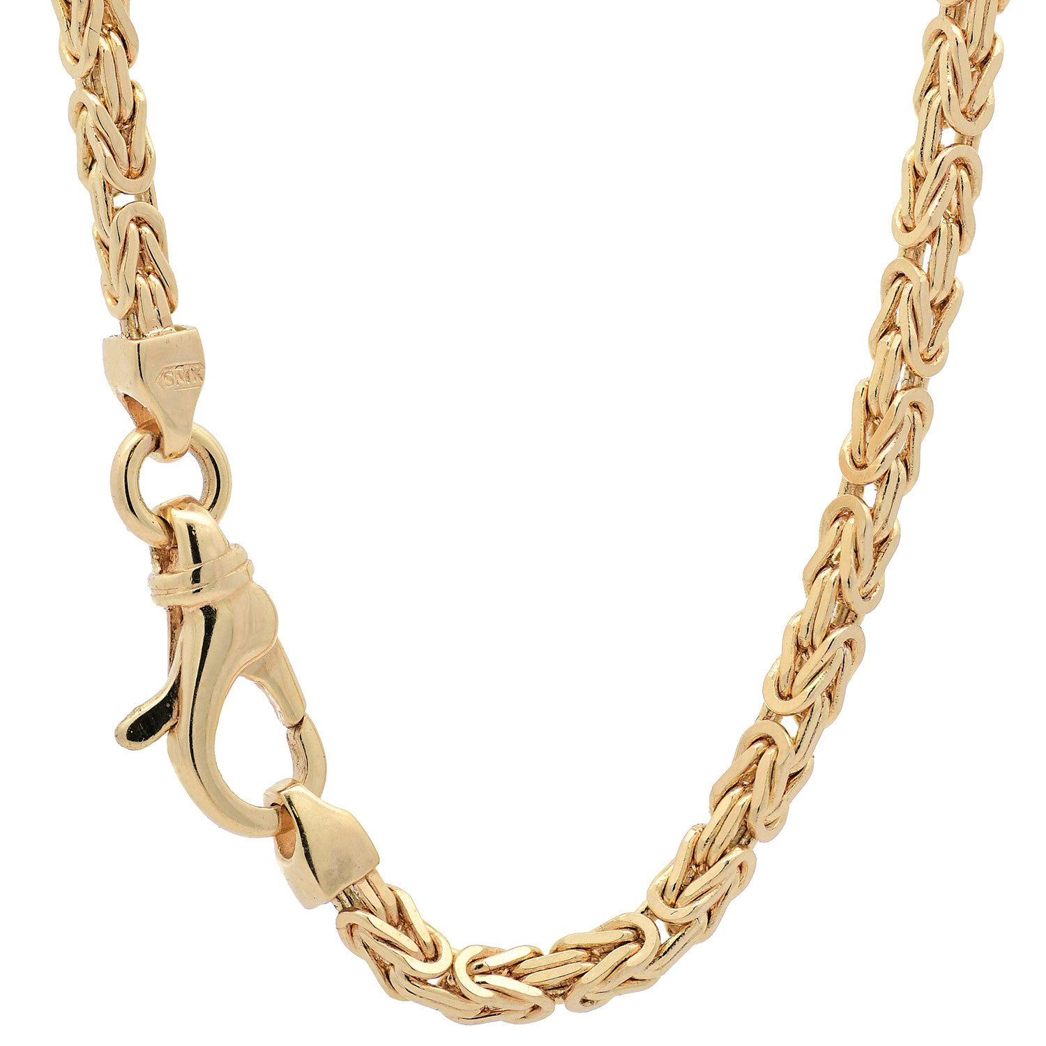 HOPLO Königskette Goldkette Königskette Länge 21cm - Breite 2,5mm - 585-14 günstig online kaufen