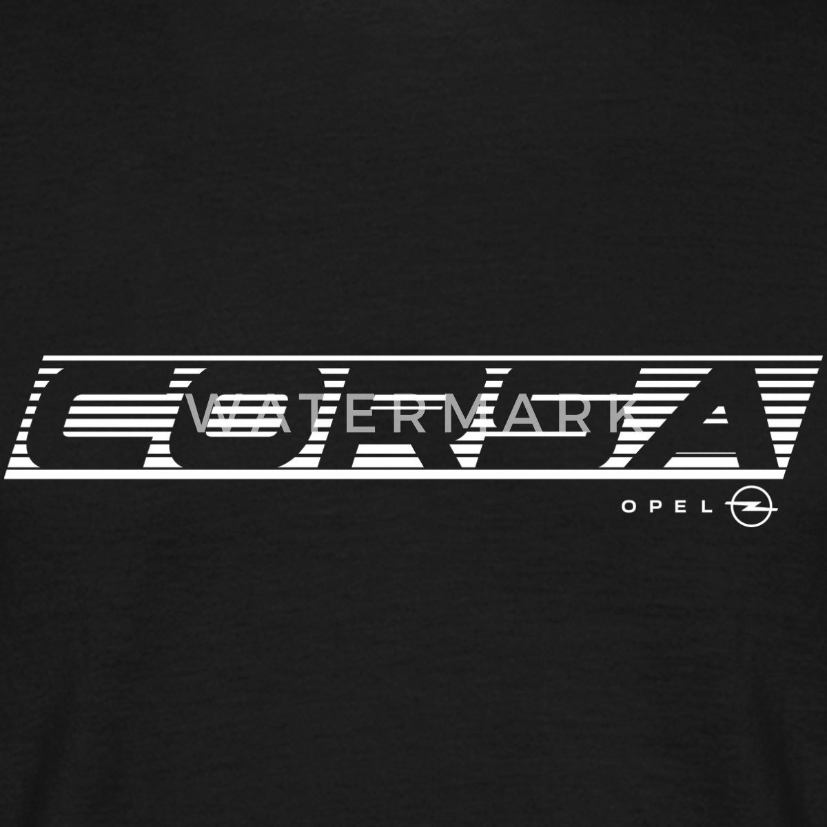 Spreadshirt T-Shirt Opel Corsa Renn Logo Männer T-Shirt (1-tlg)