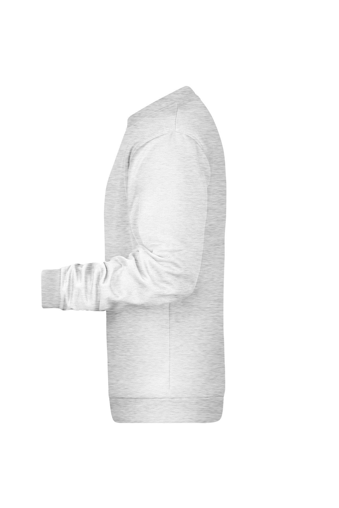 James & Nicholson Sweatshirt Klassisches Rundhals Sweatshirt für Herren JN794 Sweat-Qualität mit angerauter Innenseite