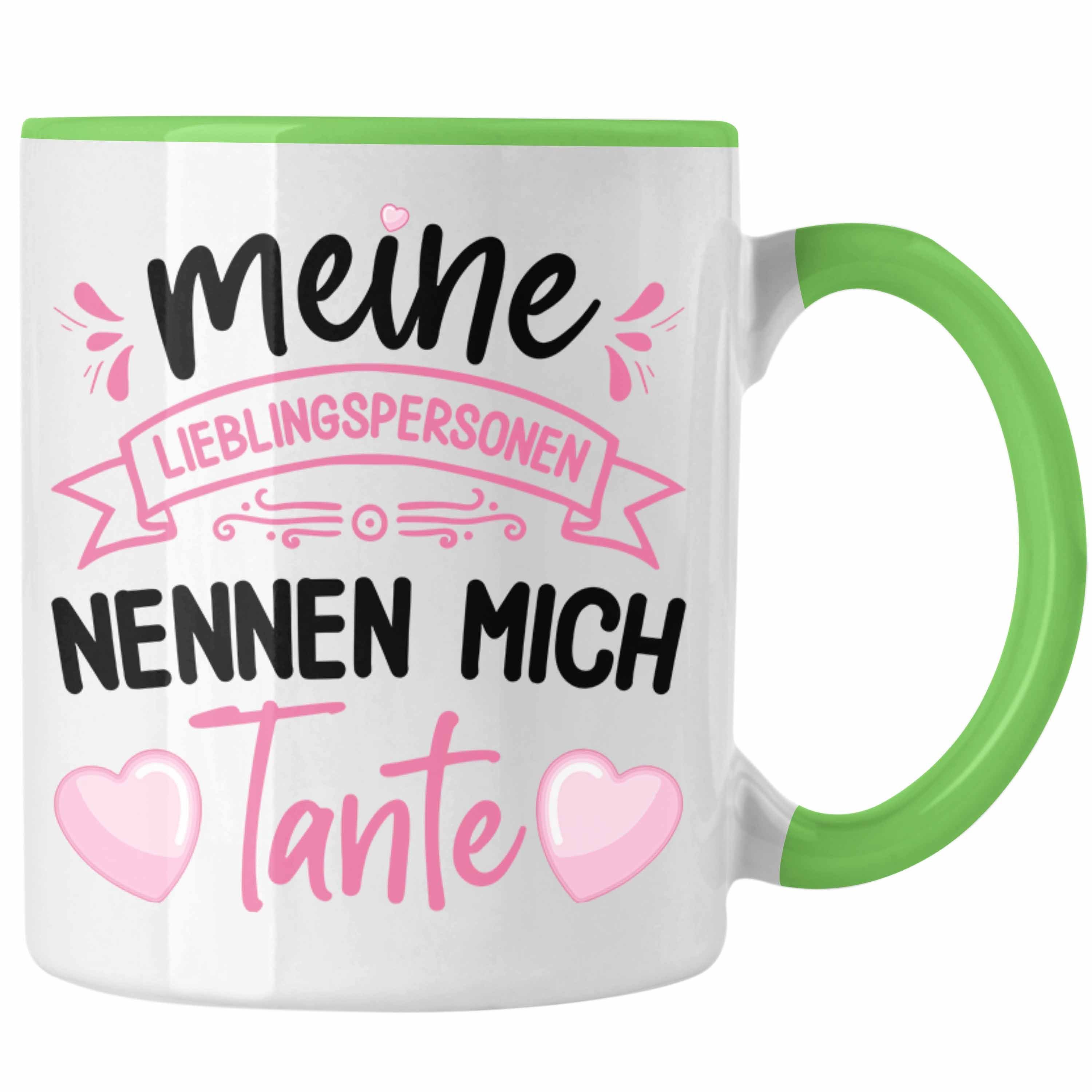 für Tasse Tante - Lustig Geburtstag Spruch Grün Geschenk Geschenkidee Trendation Weihnachten Trendation Tante Tasse