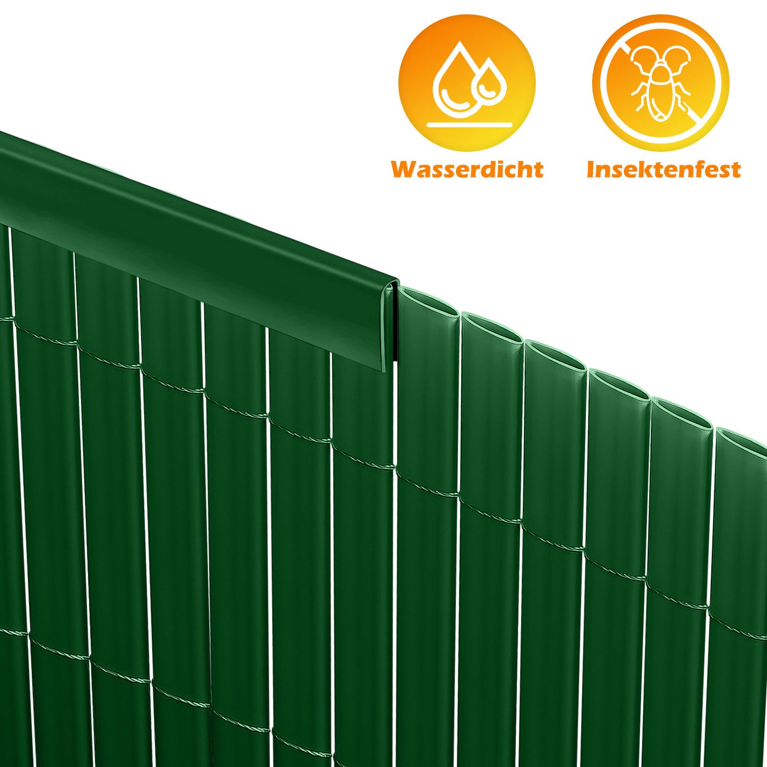 Clanmacy Balkonsichtschutz Balkonsichtschutz PVC Sichtschutzmatte, Windschu günstig online kaufen