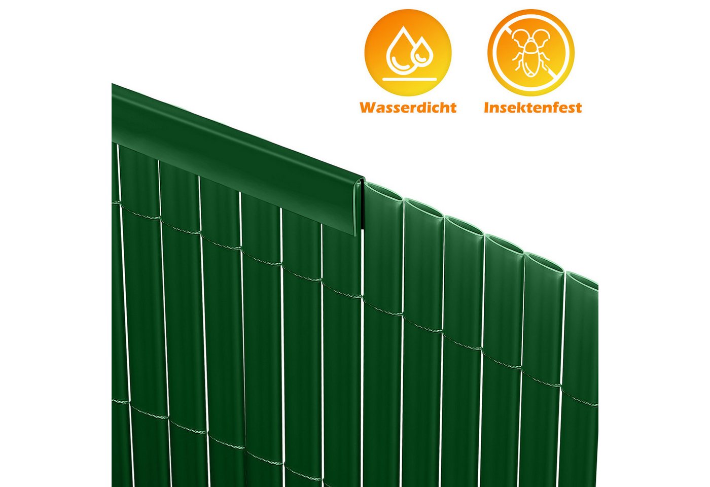 Thumbnail - Clanmacy Balkonsichtschutz Balkonsichtschutz PVC Sichtschutzmatte, Windschutz Sichtschutzzaun Sichtschutz, Wind-, Sonnen...