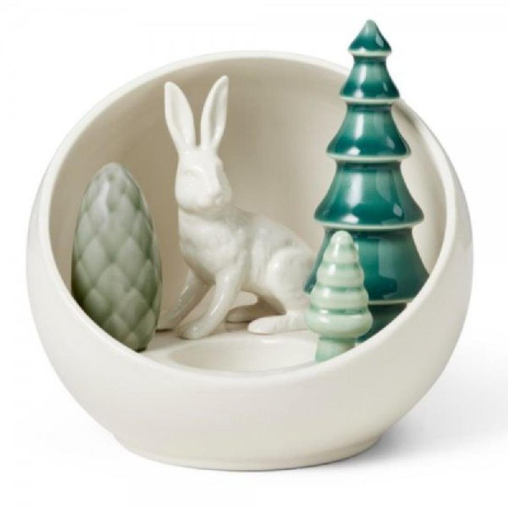 Dottir Nordic Design Windlicht Teelichthalter Wintergeschichten Hase Ball