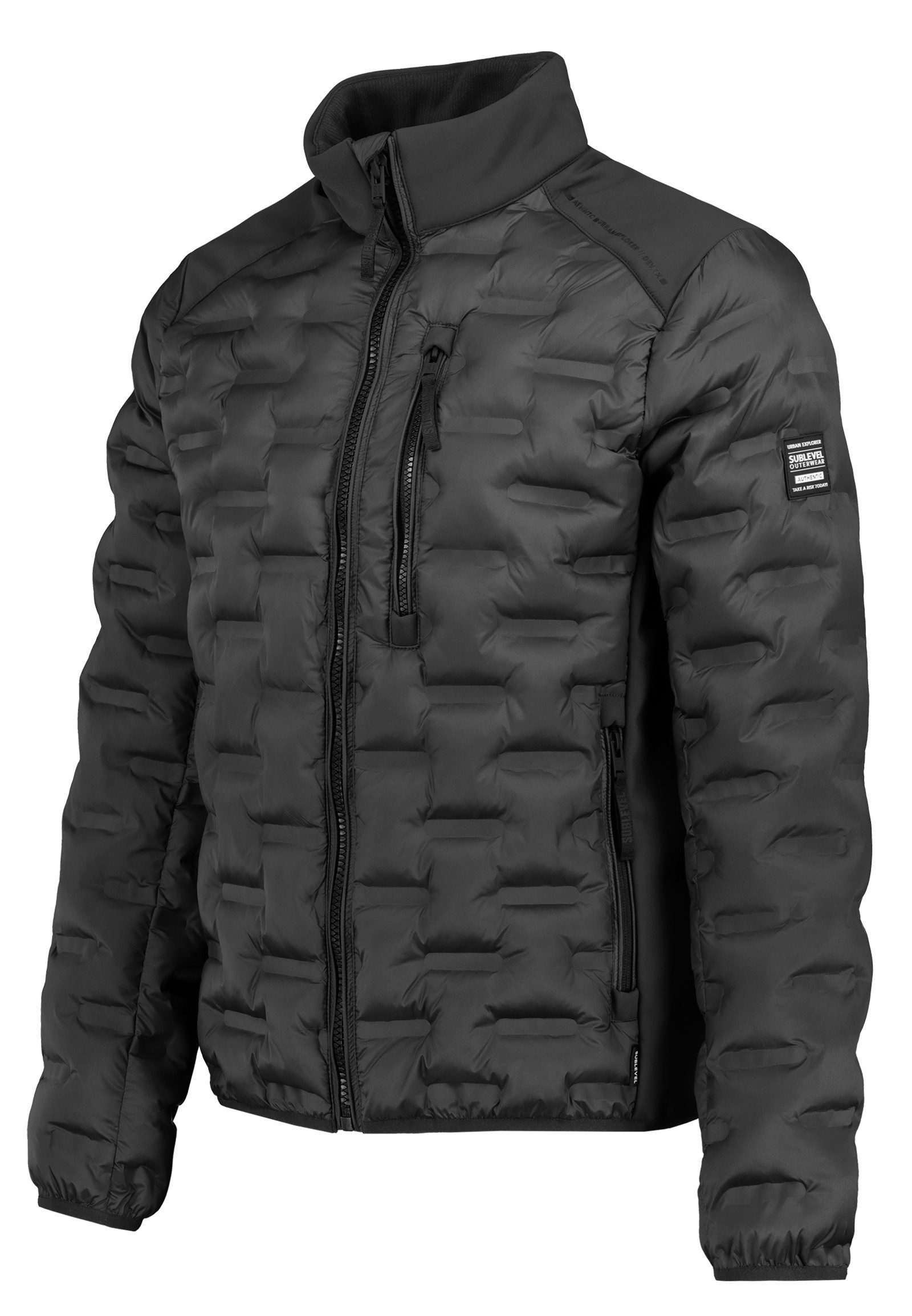 SUBLEVEL Blouson Isolierende Allwetter-Begleiter mit Reißverschlusstaschen (1-St) H51162AB44545_Jacket