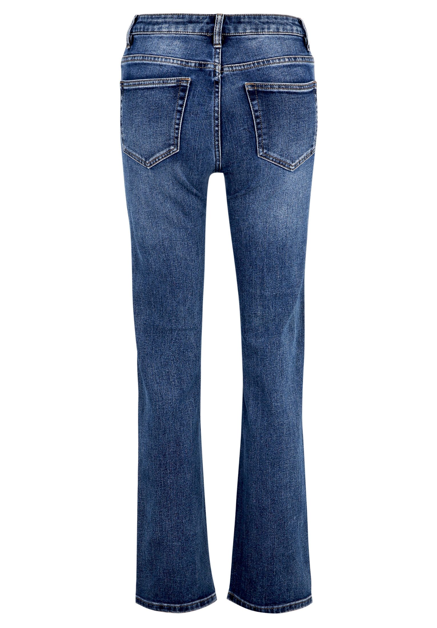 Cartoon Regular-fit-Jeans Damen mit Strass