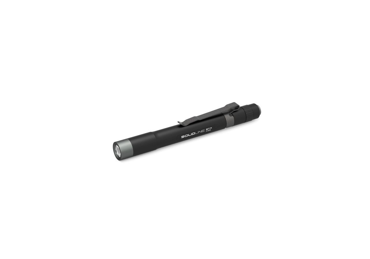 Ledlenser Schreibtischlampe Ledlenser Taschenlampe Solidline ST4 schwarz 180lm, Inkl. Leuchtmittel