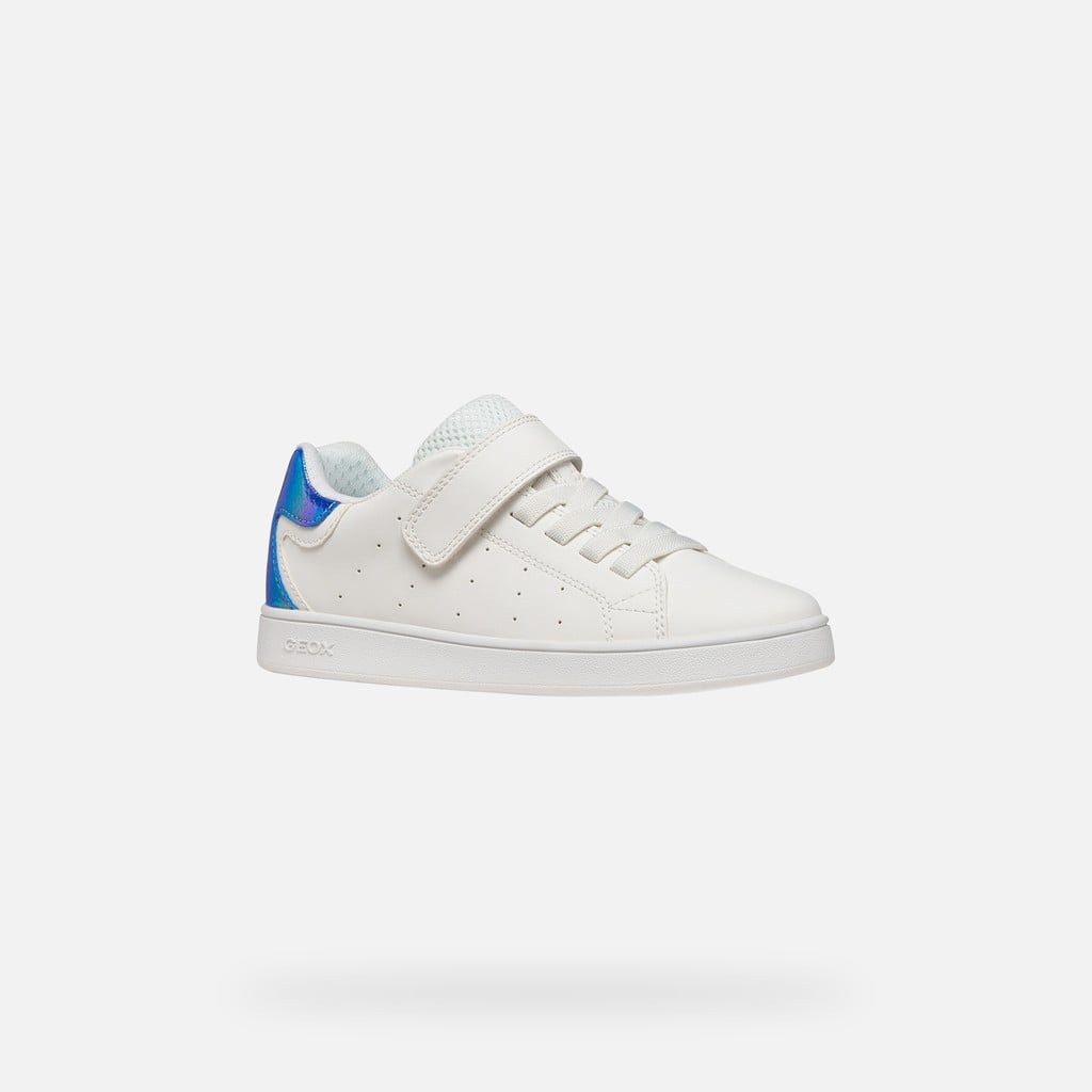 Geox Eclyper weiss/blau Mädchen Sneaker