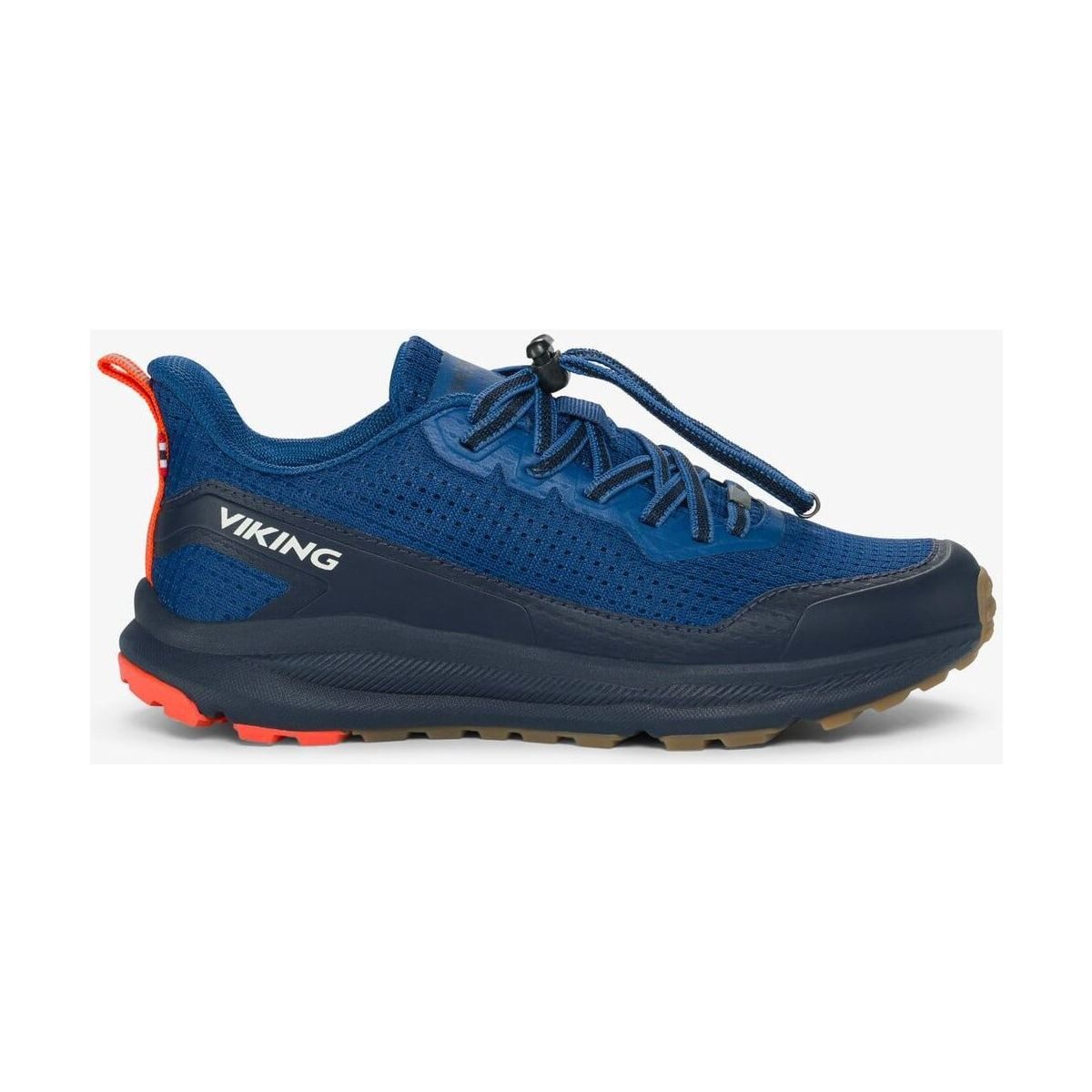 Viking Flow Hikingschuh Leichte, reflektierende Sneaker mit praktischer Zuglasche und