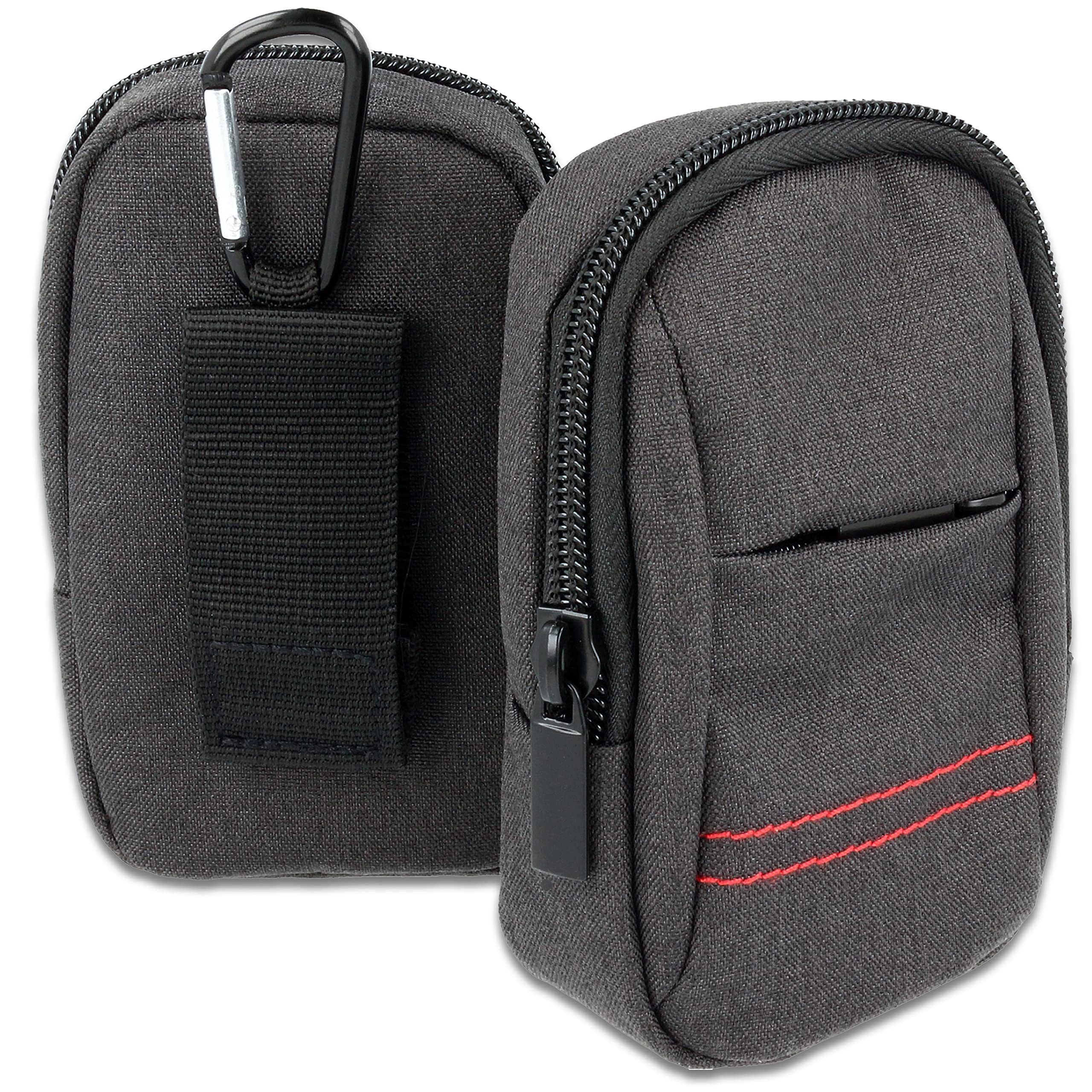 XiRRiX Kameratasche Tasche für Digitalkamera mit Trageschlaufe, incl. Karabiner (1-tlg), sehr gute Polsterung und optimaler Schutz