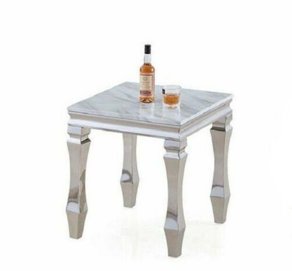 Möbel Tische Made Beistelltische Wohnzimmer Beistelltisch JVmoebel Beistelltisch in Luxus (Beistelltisch), Europe Edelstahl
