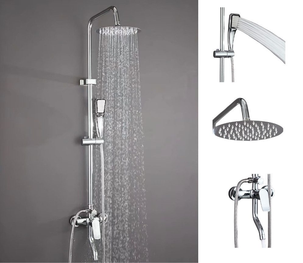 Faizee Home Komplettdusche Faizee Home, Regendusche Viva – Duschsystem mit Regenbrause
