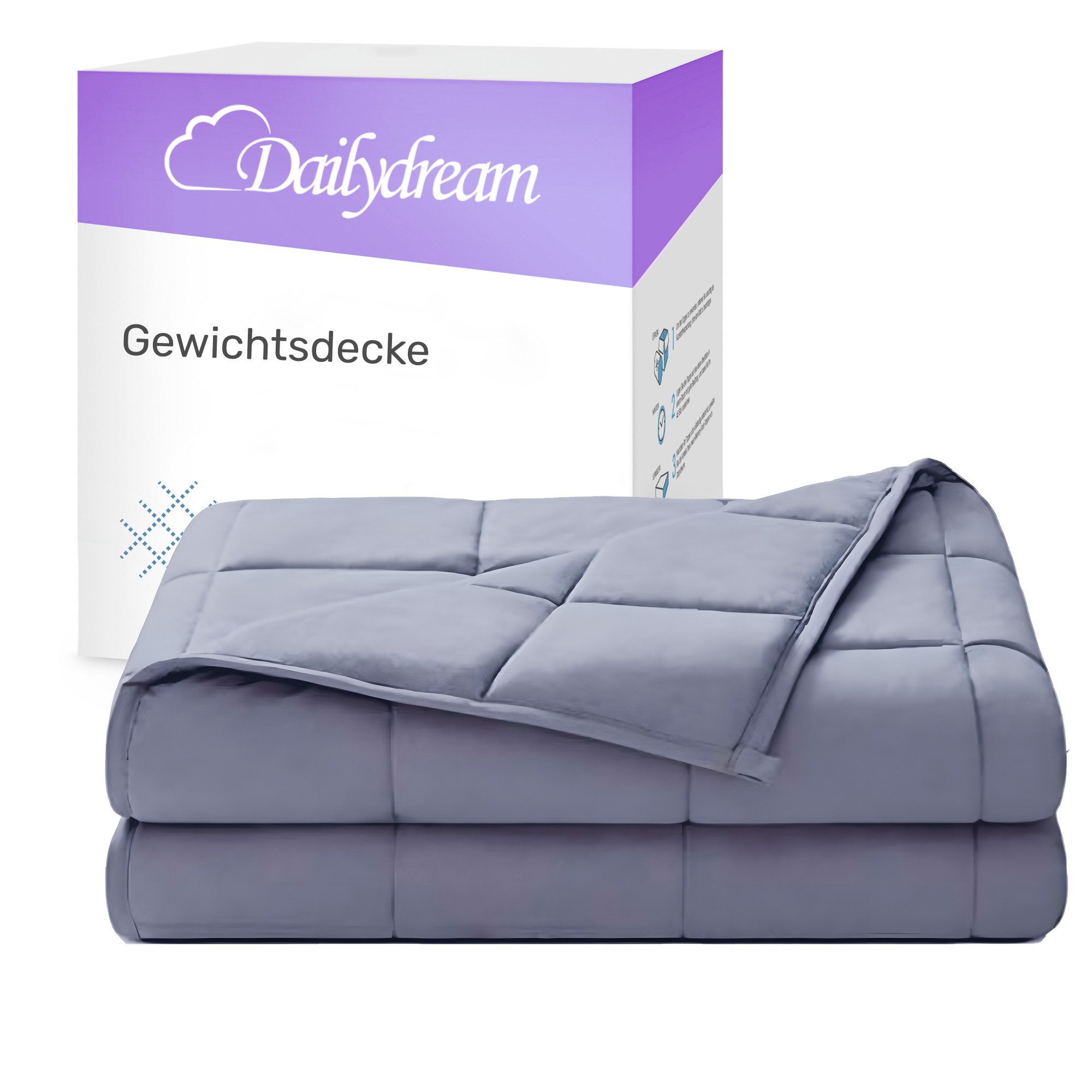 Dailydream Gewichtsdecke von, in verschiedenen Farben und Gewichten für einen ruhigen Schlaf