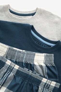 Next Pyjama 2er-Pack karierte Schlafanzughosen (4 tlg)