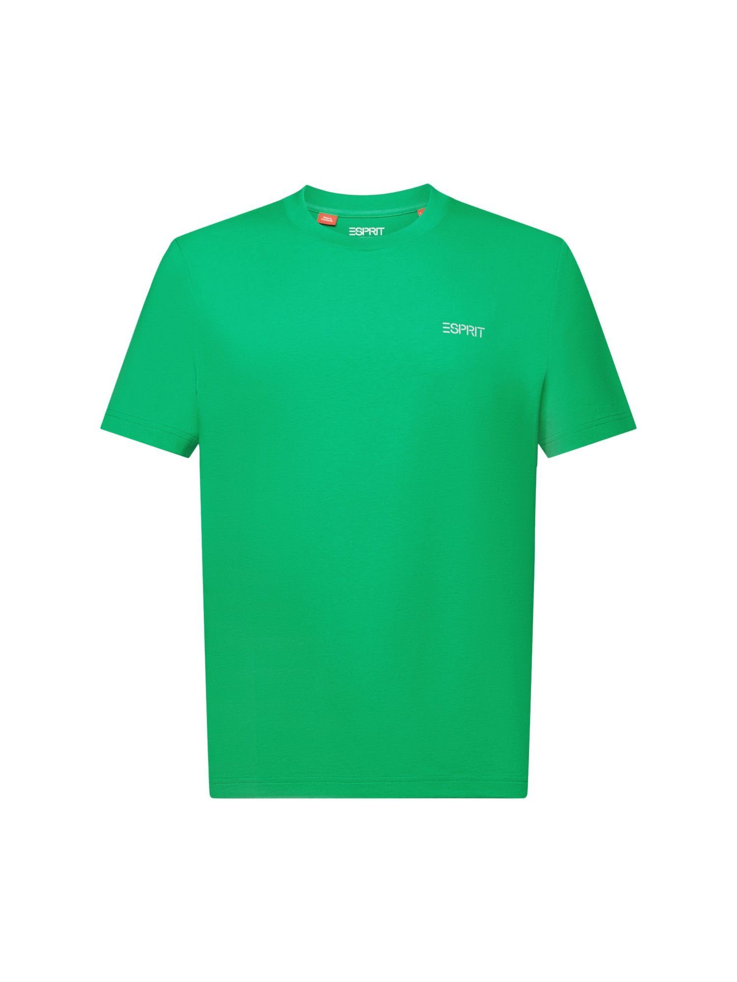 Esprit T-Shirt Unisex Logo-T-Shirt (1-tlg) GREEN