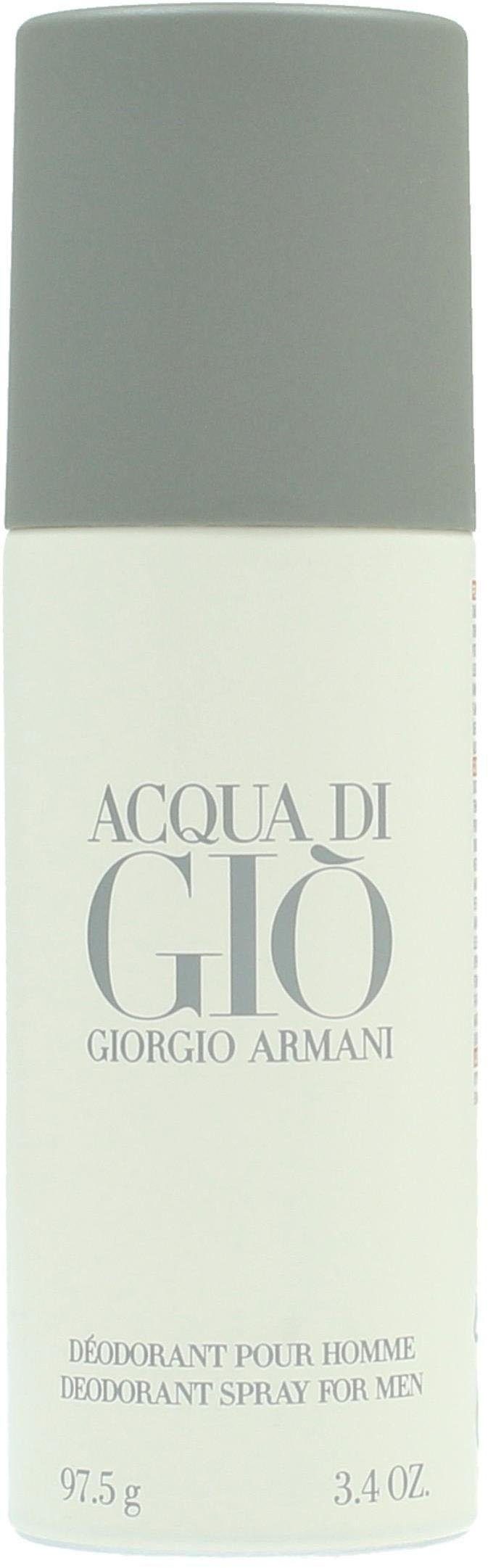 Giorgio Armani Deo-Spray Acqua Di Gio, Zitrischer Herrenduft, schützt vor unerwünschten Gerüchen.