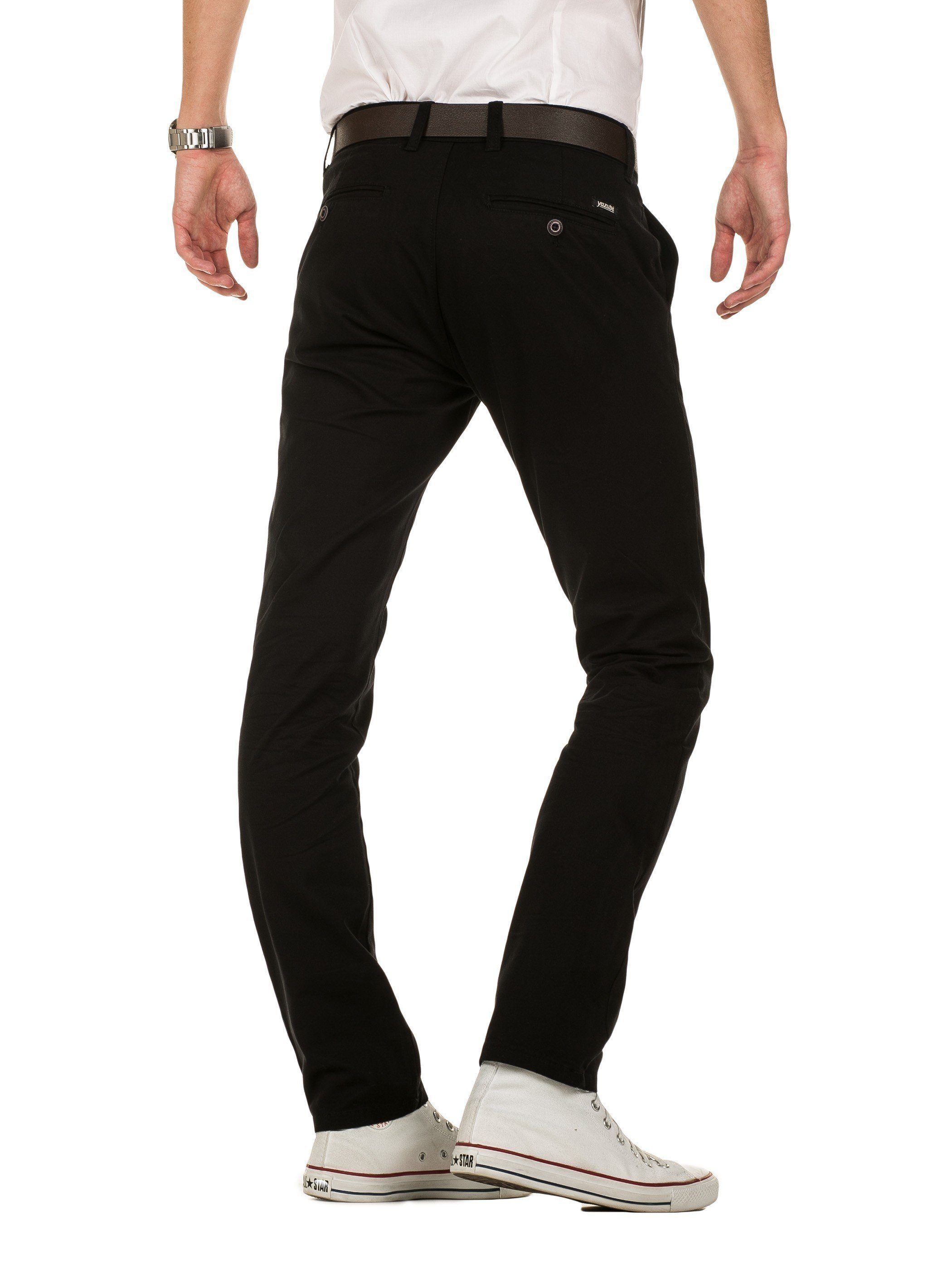 Yazubi Chinohose Kyle Chino-Hose mit Gürtel günstig online kaufen