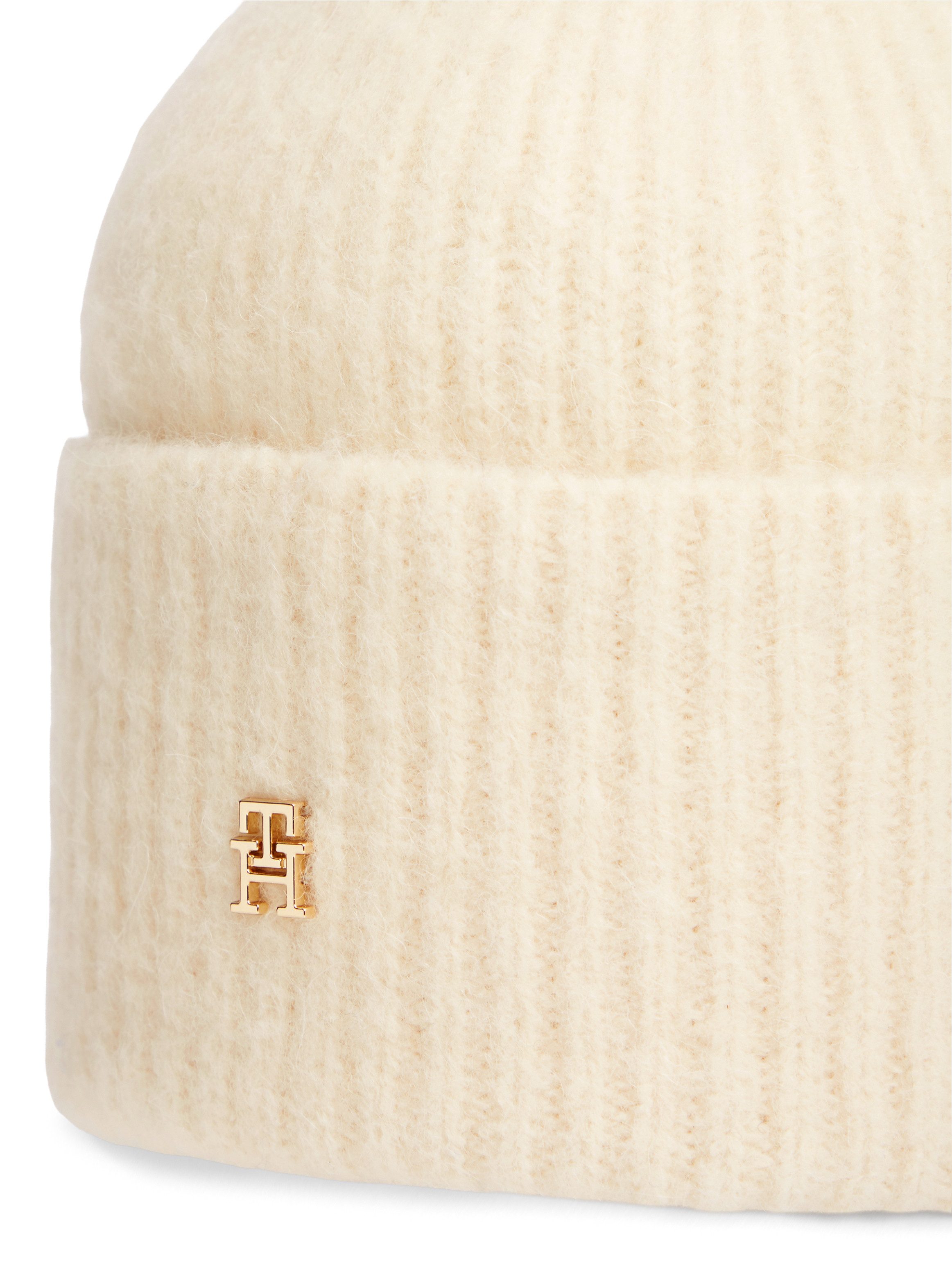 Tommy Hilfiger Beanie TH ELEVATED CHIC mit Alpakawollanteil – Bild 4 von 4