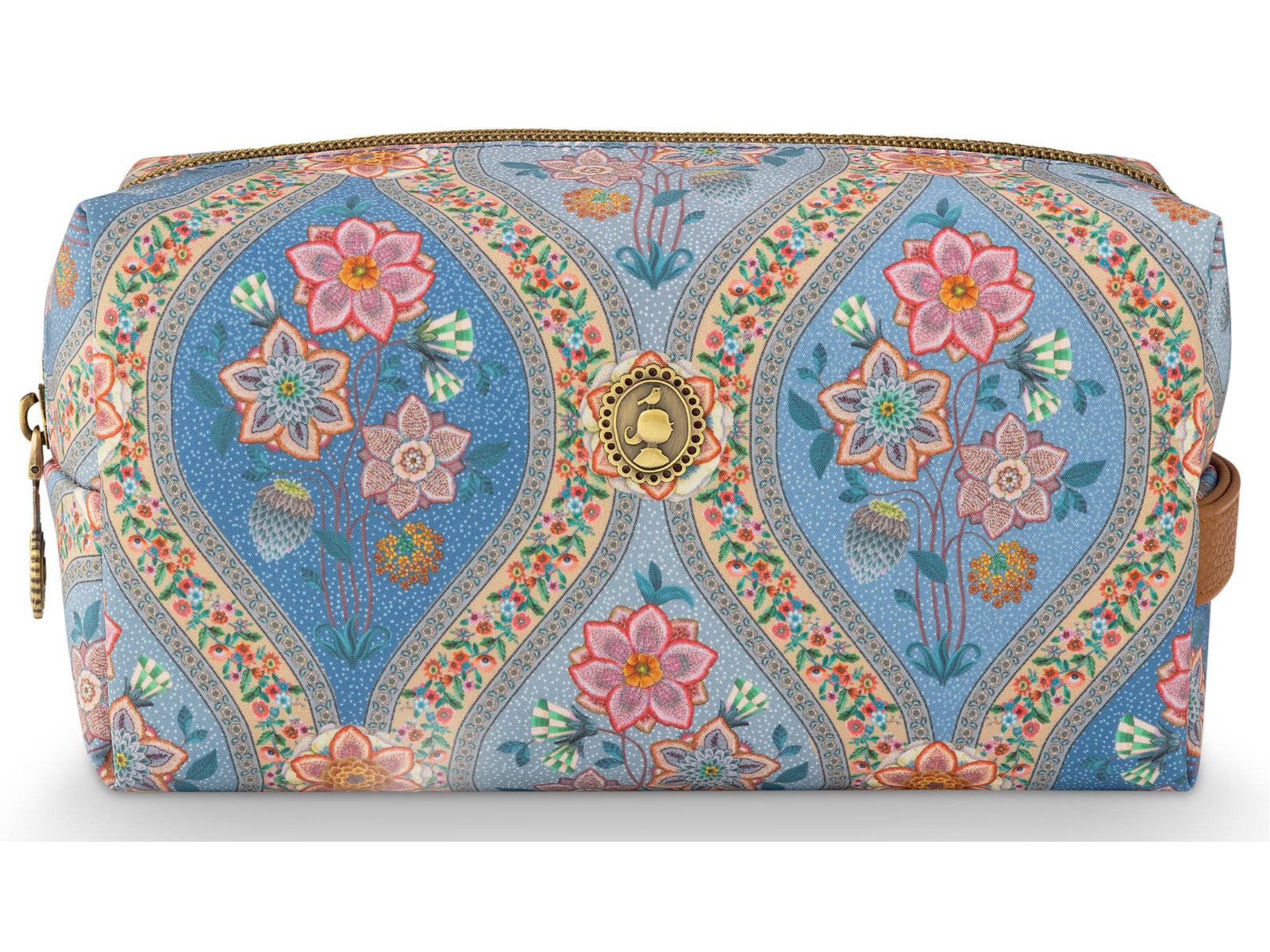 PiP Studio Kosmetiktasche Coco Ornamento Blue Kosmetiktasche medium 21,5x10x10,5cm