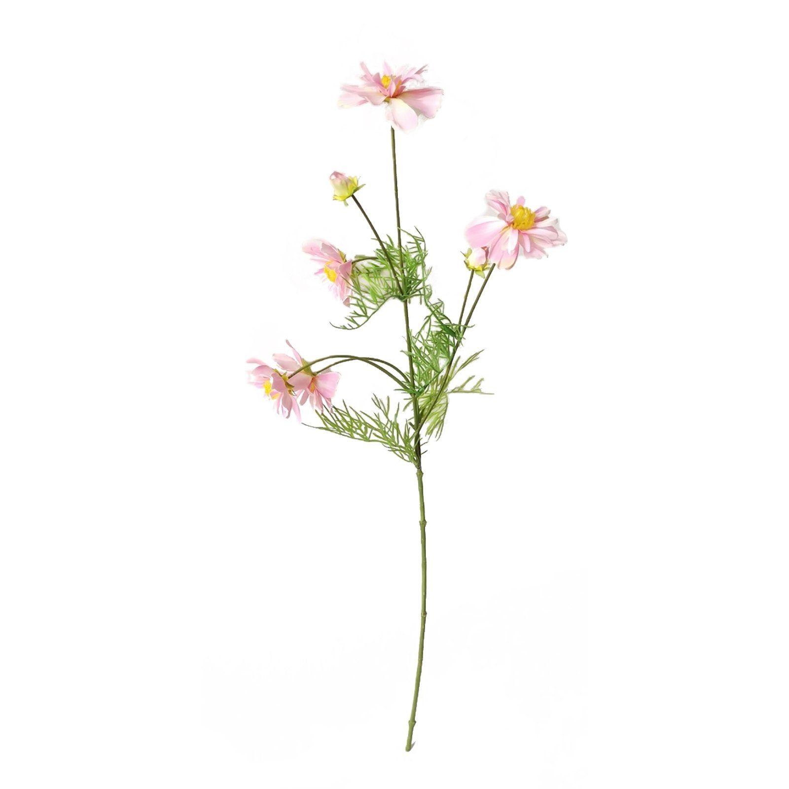 Kunstblume Höhe HTI-Living, Kunstblume unbekannt, Frühlingsblume 66 Flora cm Rosa