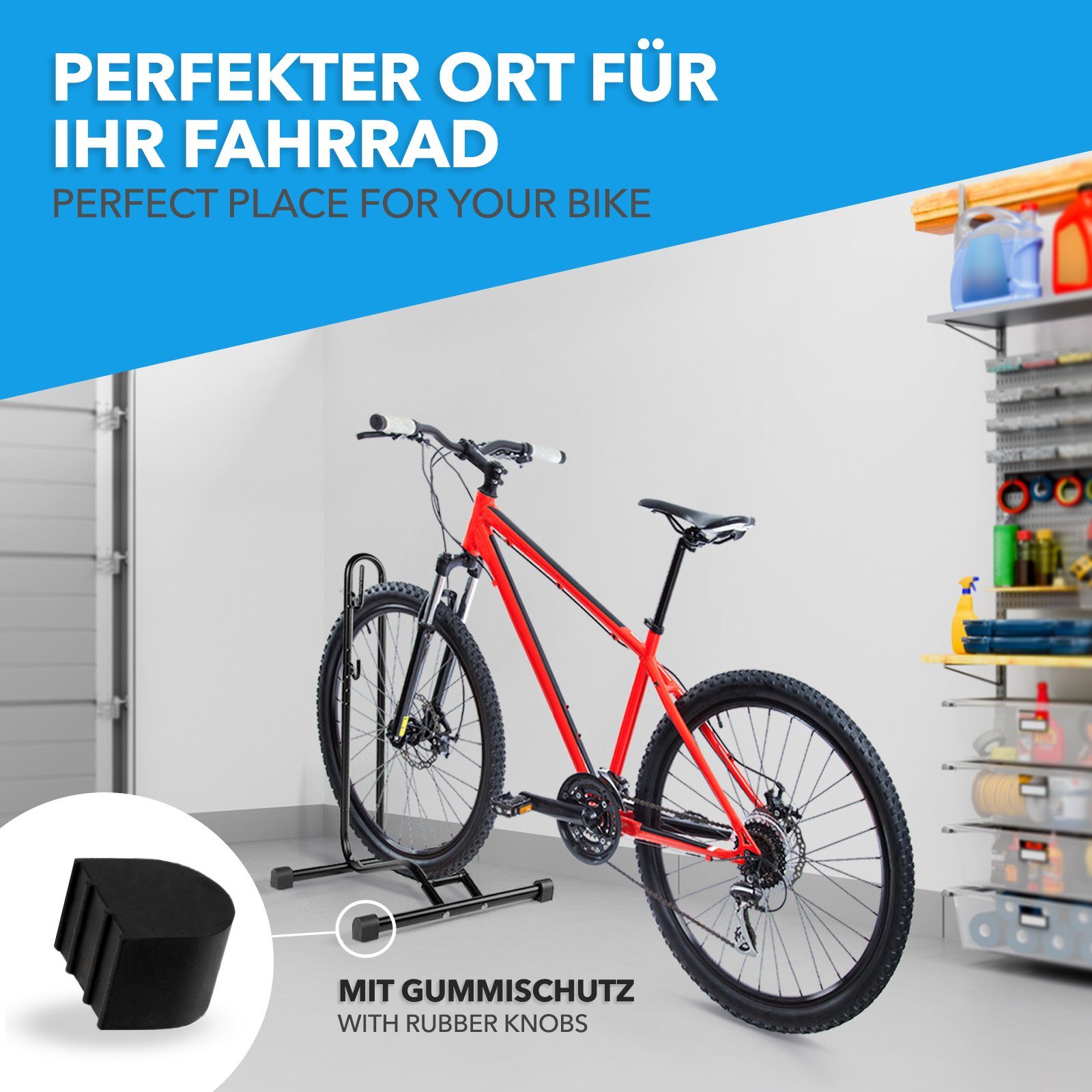 Karat Fahrradständer Nikias, Hohe Standfestigkeit