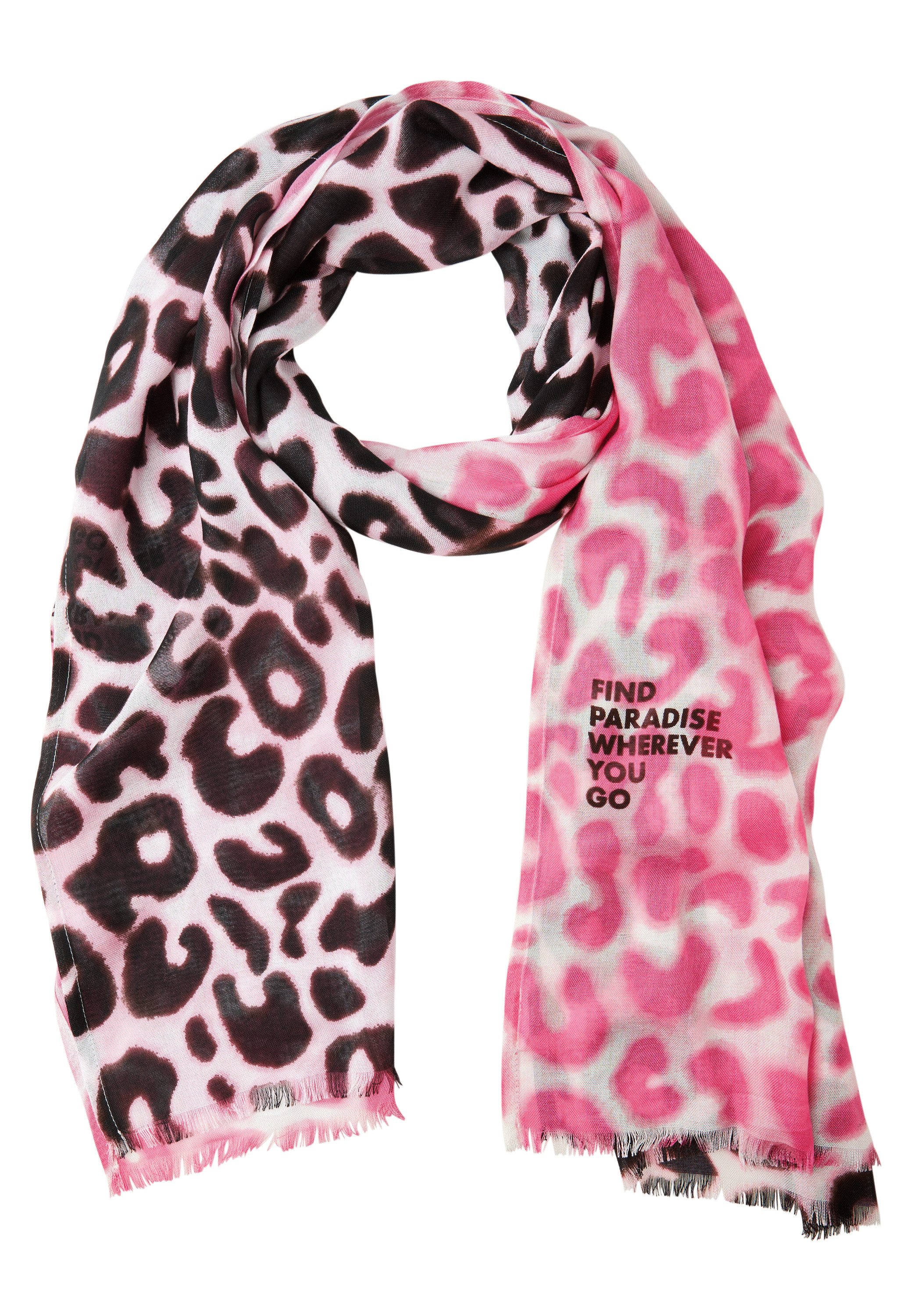 STREET ONE Schal, mit Leopardenprint