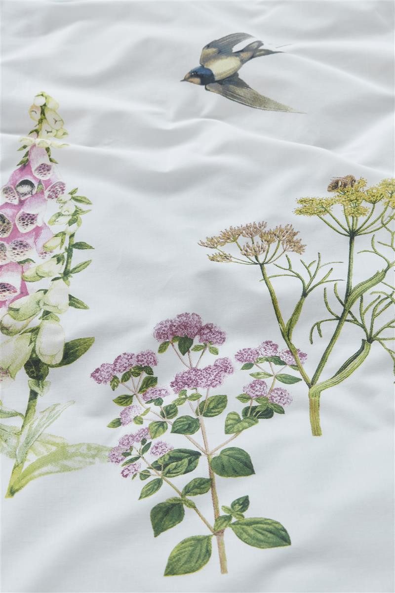 Marjolein Bastin Bettwäsche Swallows_Multi_DE_UV_155x220 1 Bettbezug, 1 Kissenbezug 155 x 220 cm +, 2 teilig, Bettbezug Kopfkissenbezug Set kuschelig weich hochwertig