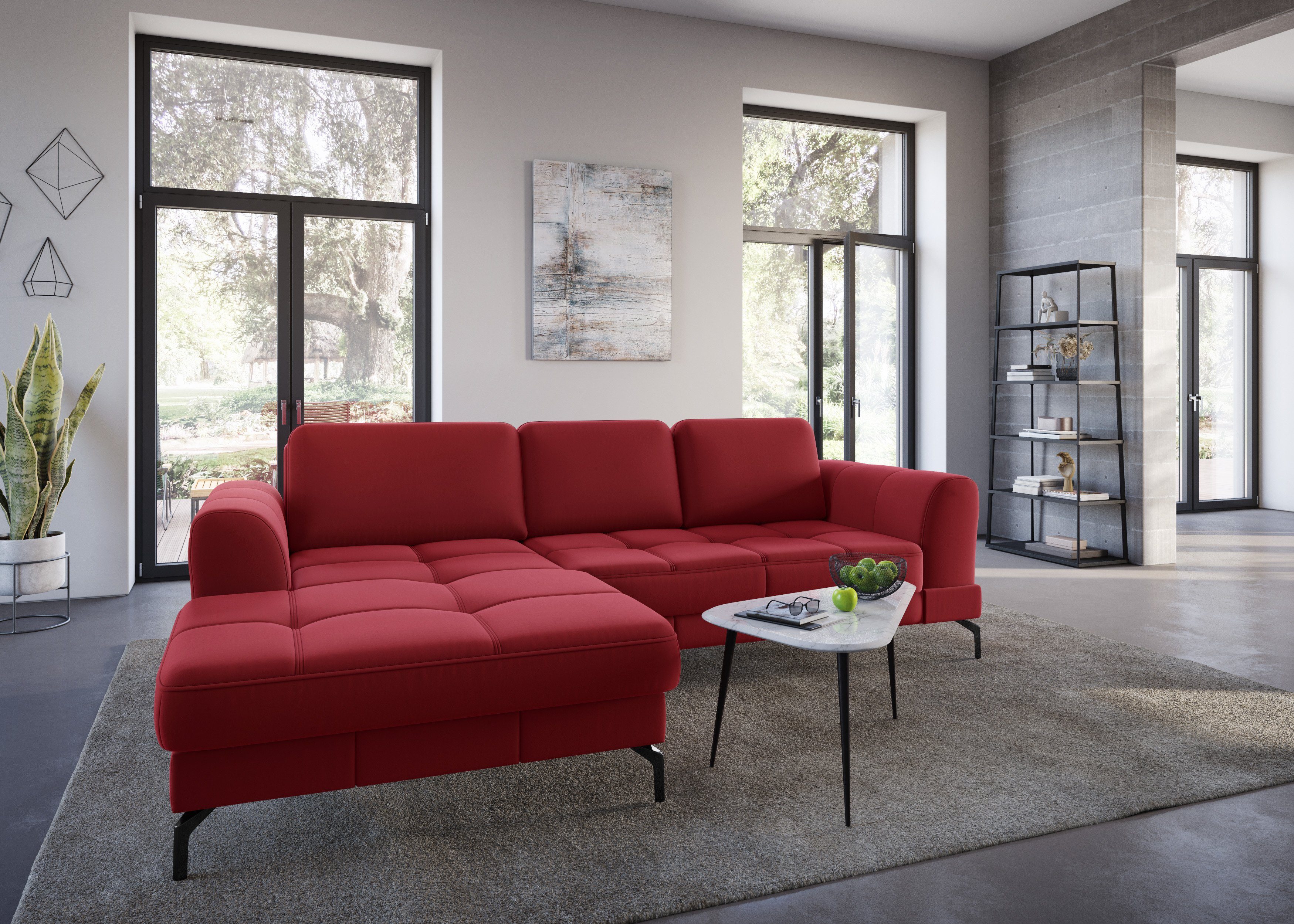 sit&more Ecksofa Bendigo L-Form, inklusive Sitztiefenverstellung, günstig online kaufen
