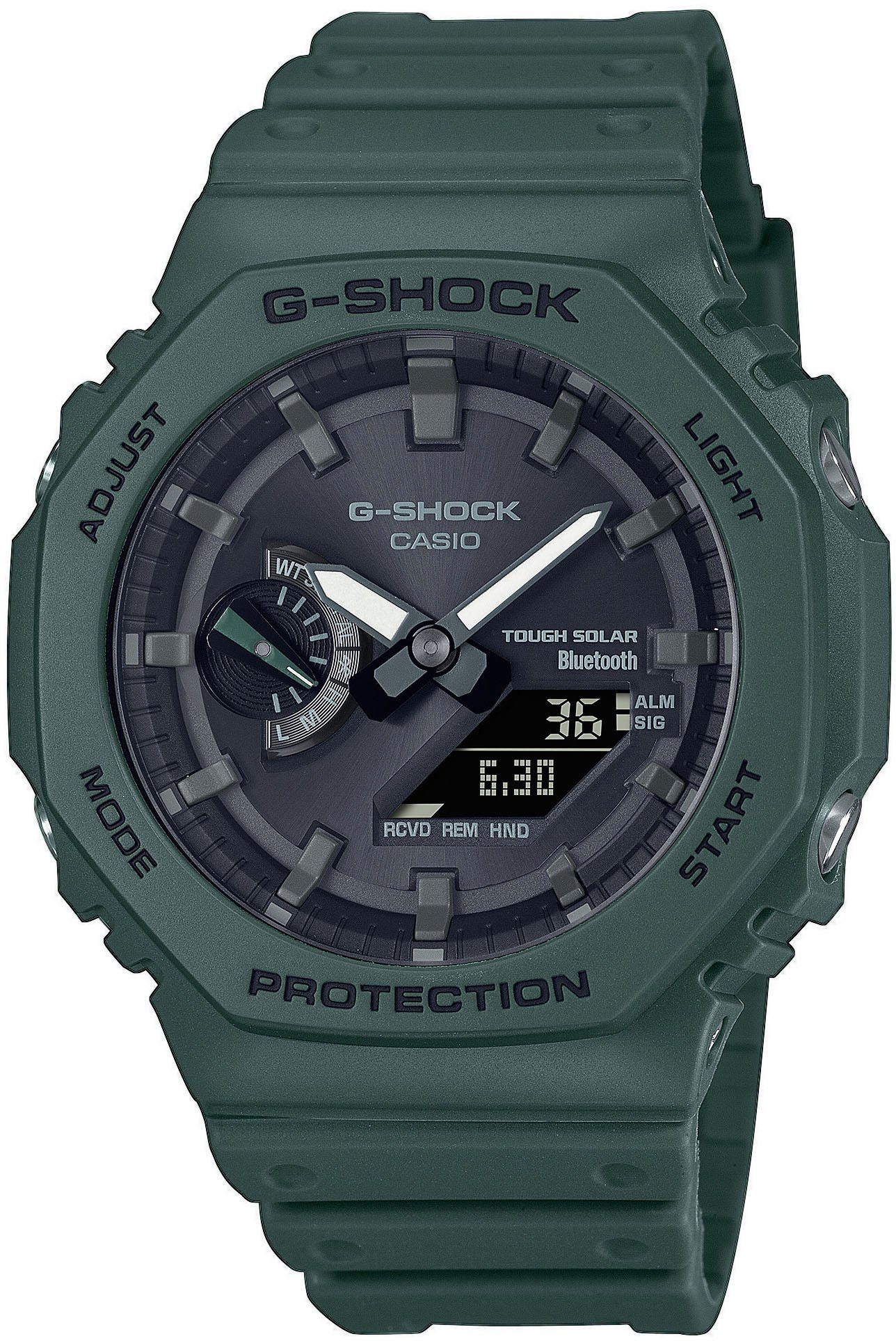 CASIO G-SHOCK GA-B2100-3AER Smartwatch, Solaruhr, Armbanduhr, Herrenuhr, Stoppfunktion, Weltzeit