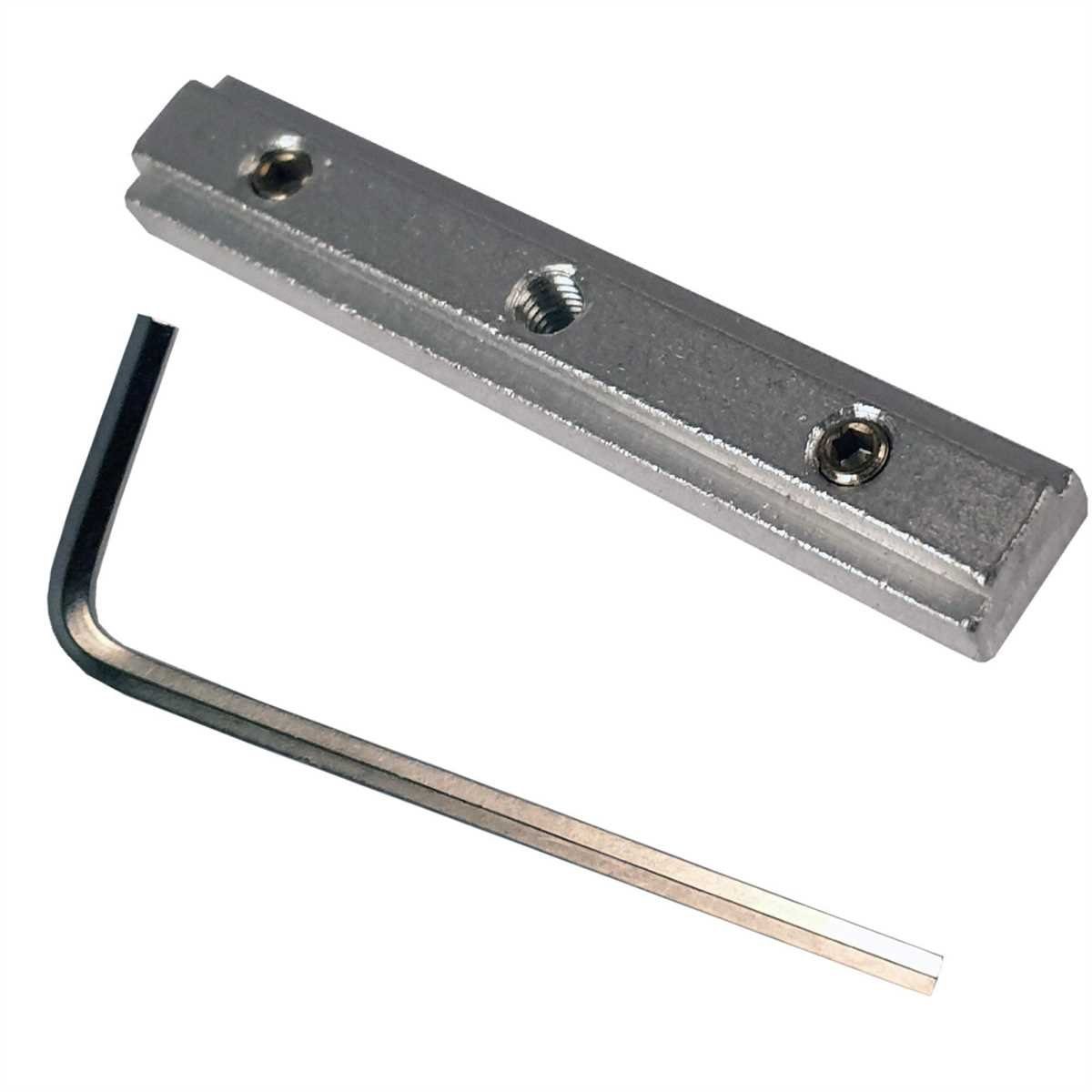 Bestlivings Gardinenschiene, 3-läufig, Fixmaß, verschraubt, Flache Aluminium Schiene (7mm), Längen bis 480cm, (4x120cm)